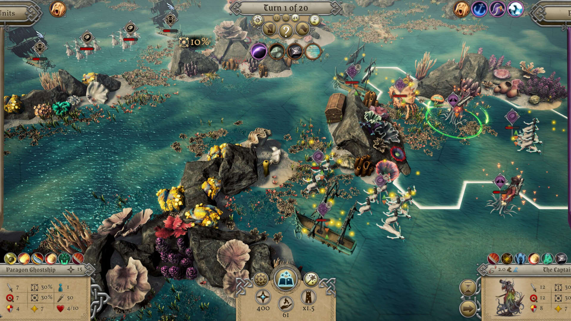 Screenshot for Master of Magic: Scourge of the Seas