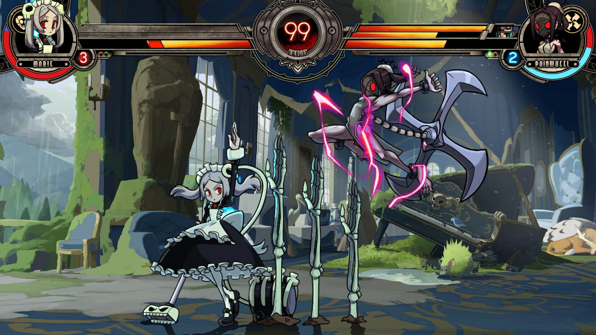Screenshot for Skullgirls: Marie