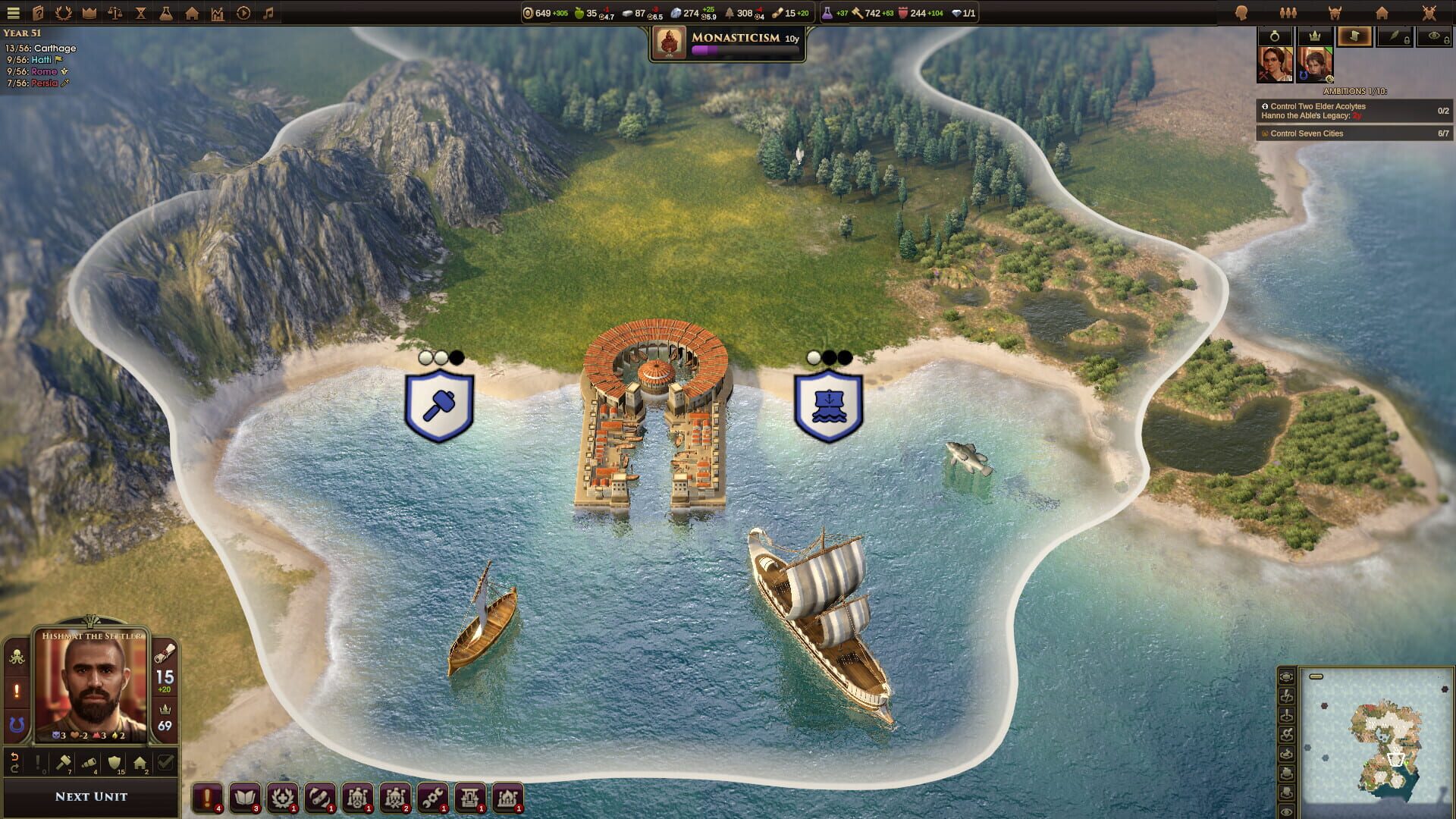 Screenshot for Old World: Wonders and Dynasties