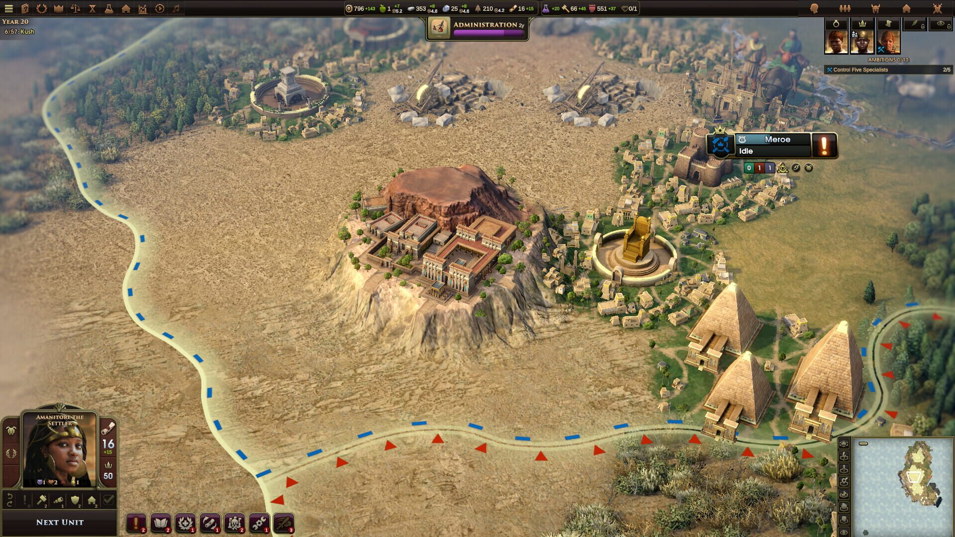 Screenshot for Old World: Wonders and Dynasties