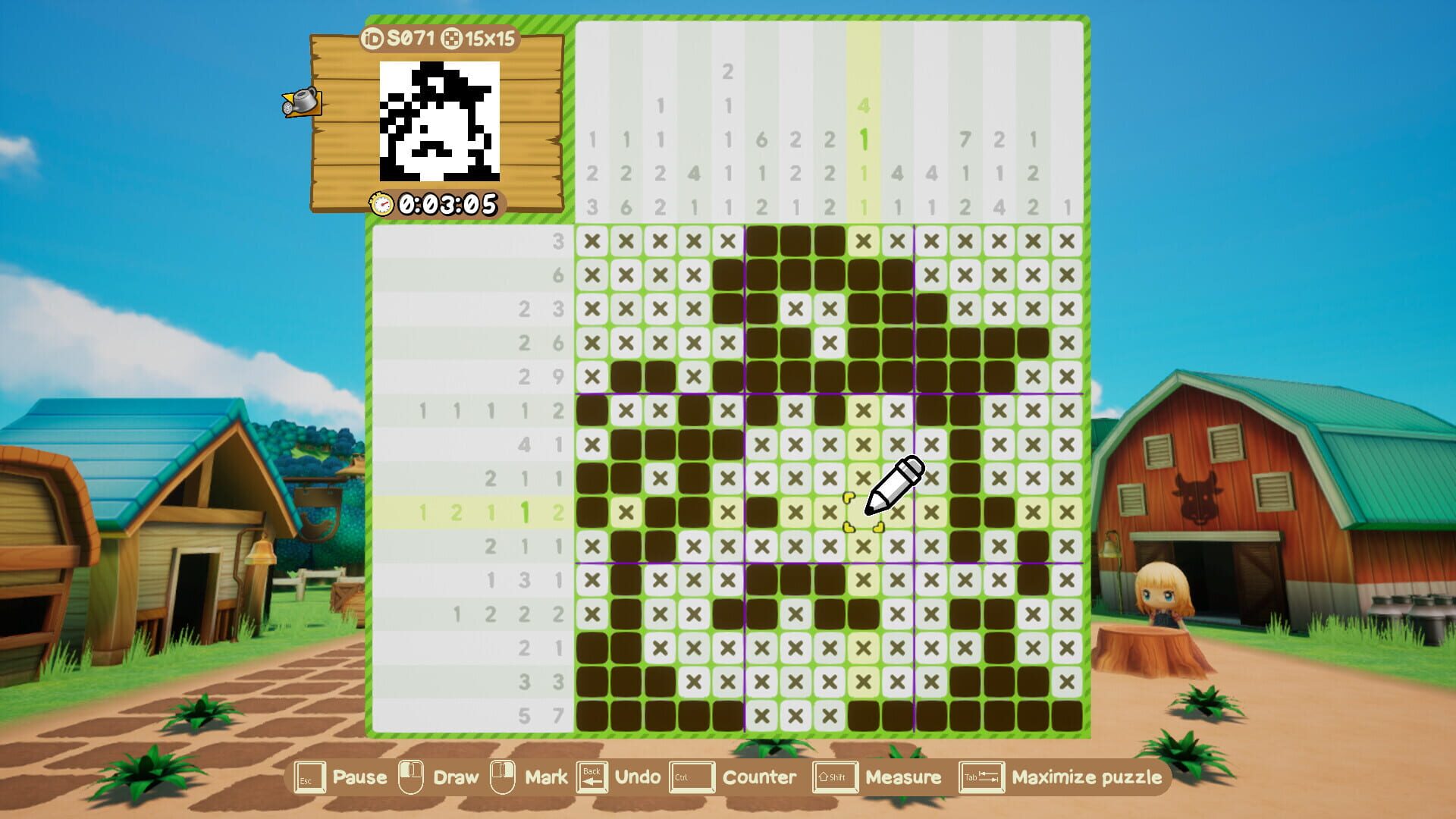 Screenshot for Piczle Cross: Story of Seasons