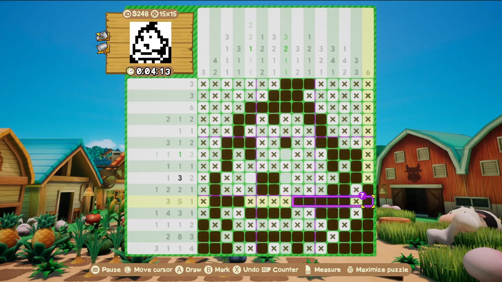 Screenshot for Piczle Cross: Story of Seasons