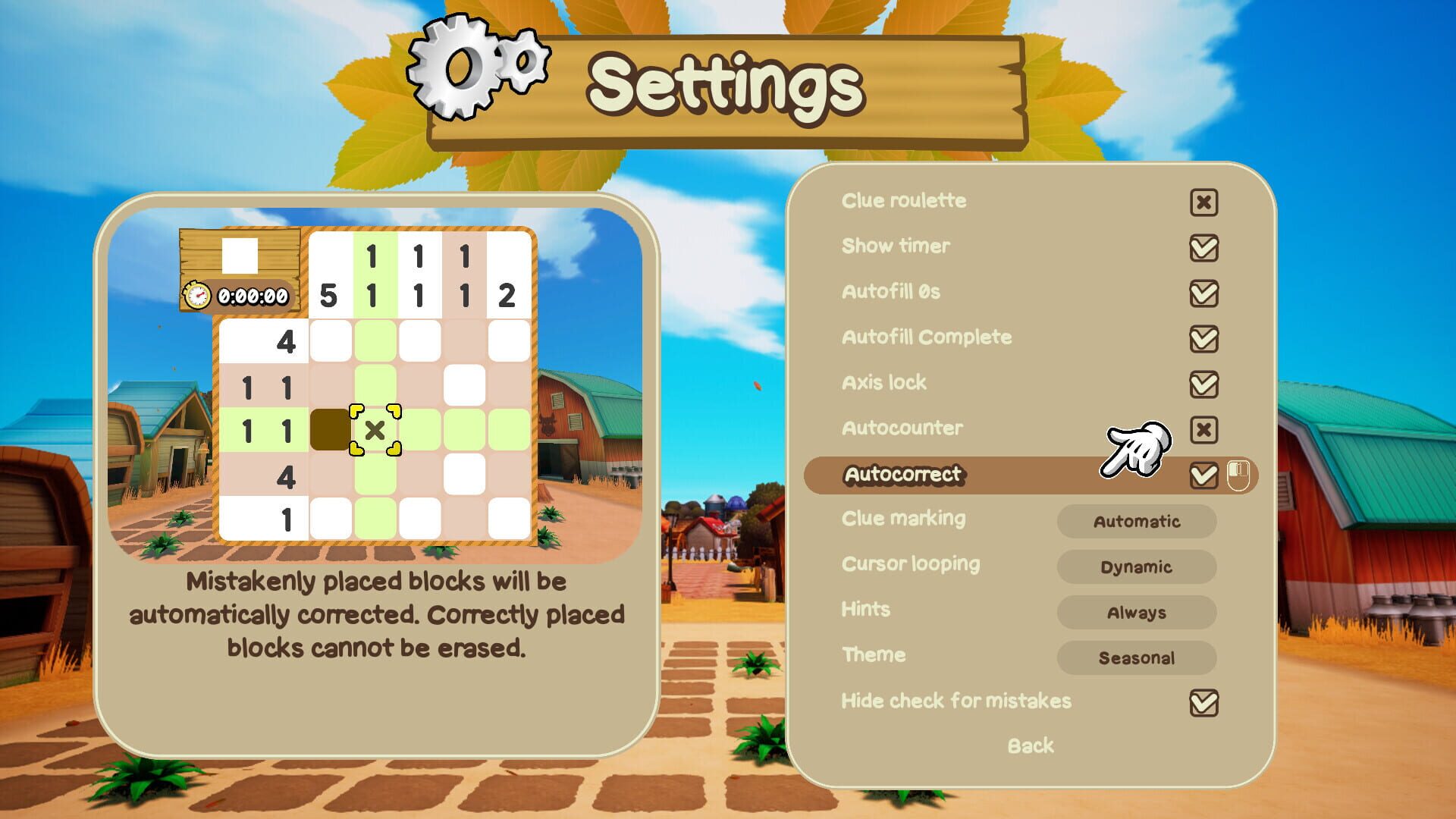 Screenshot for Piczle Cross: Story of Seasons