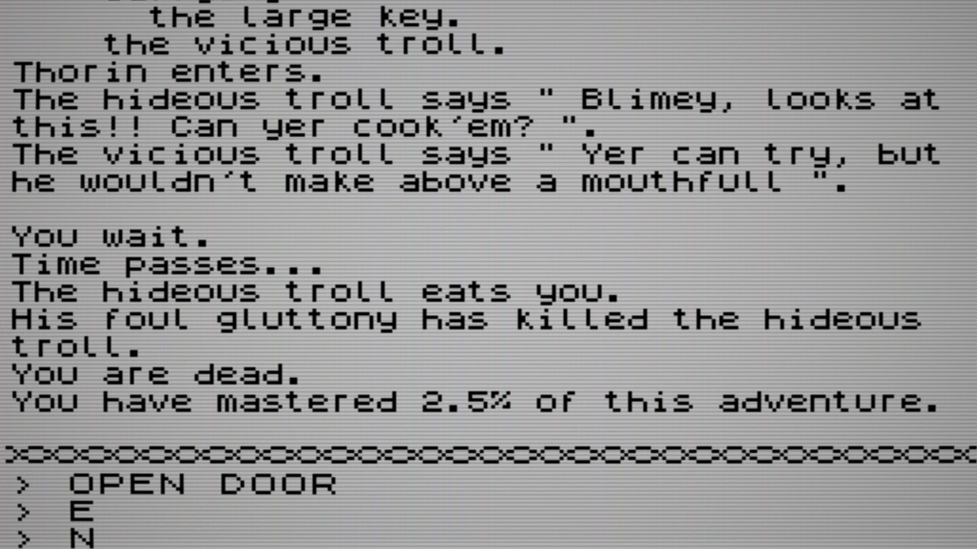 Screenshot for The Hobbit: A Software Adventure
