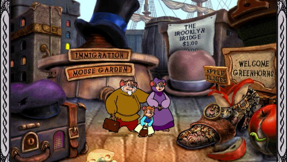 Screenshot for An American Tail: Animated Movie Book