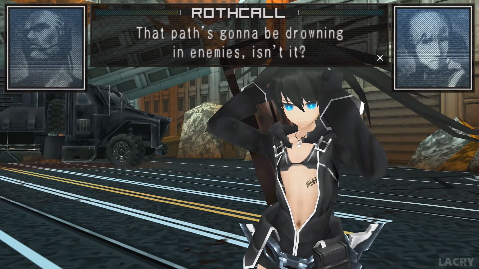 Screenshot for Black Rock Shooter: The Game