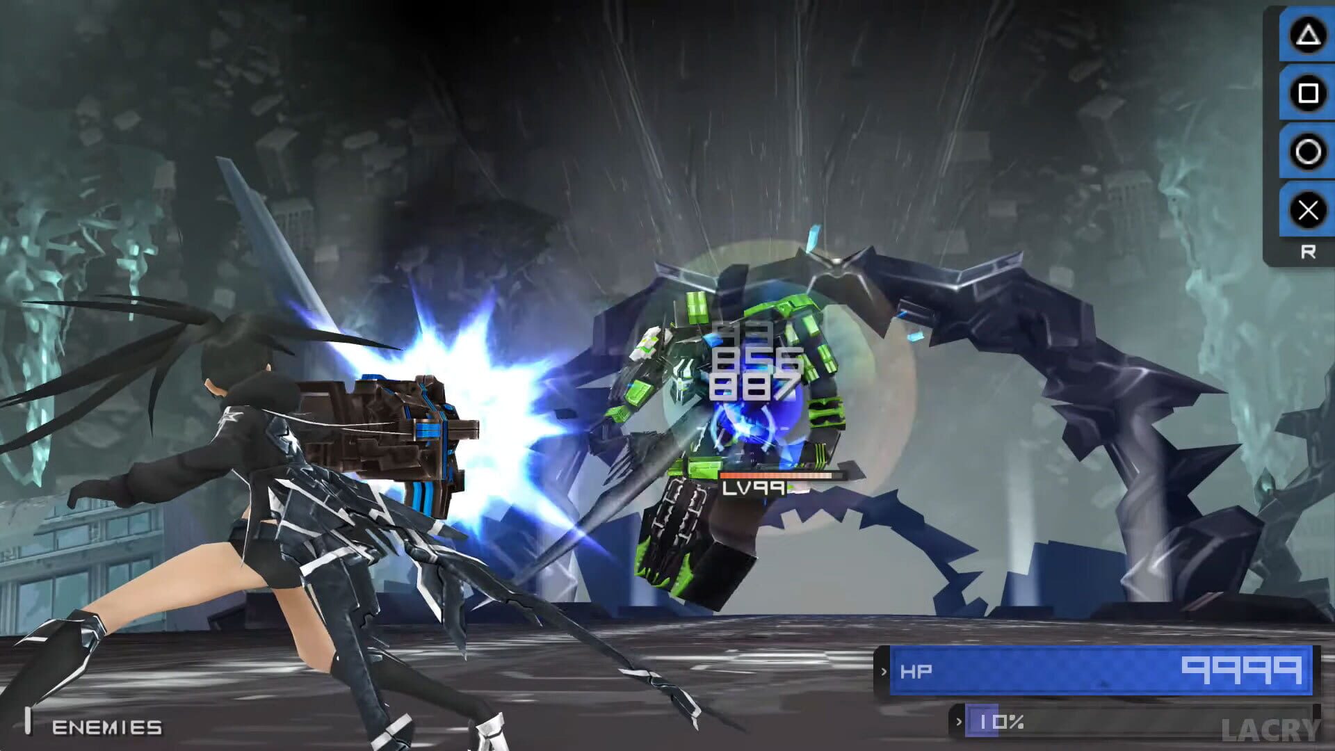 Screenshot for Black Rock Shooter: The Game