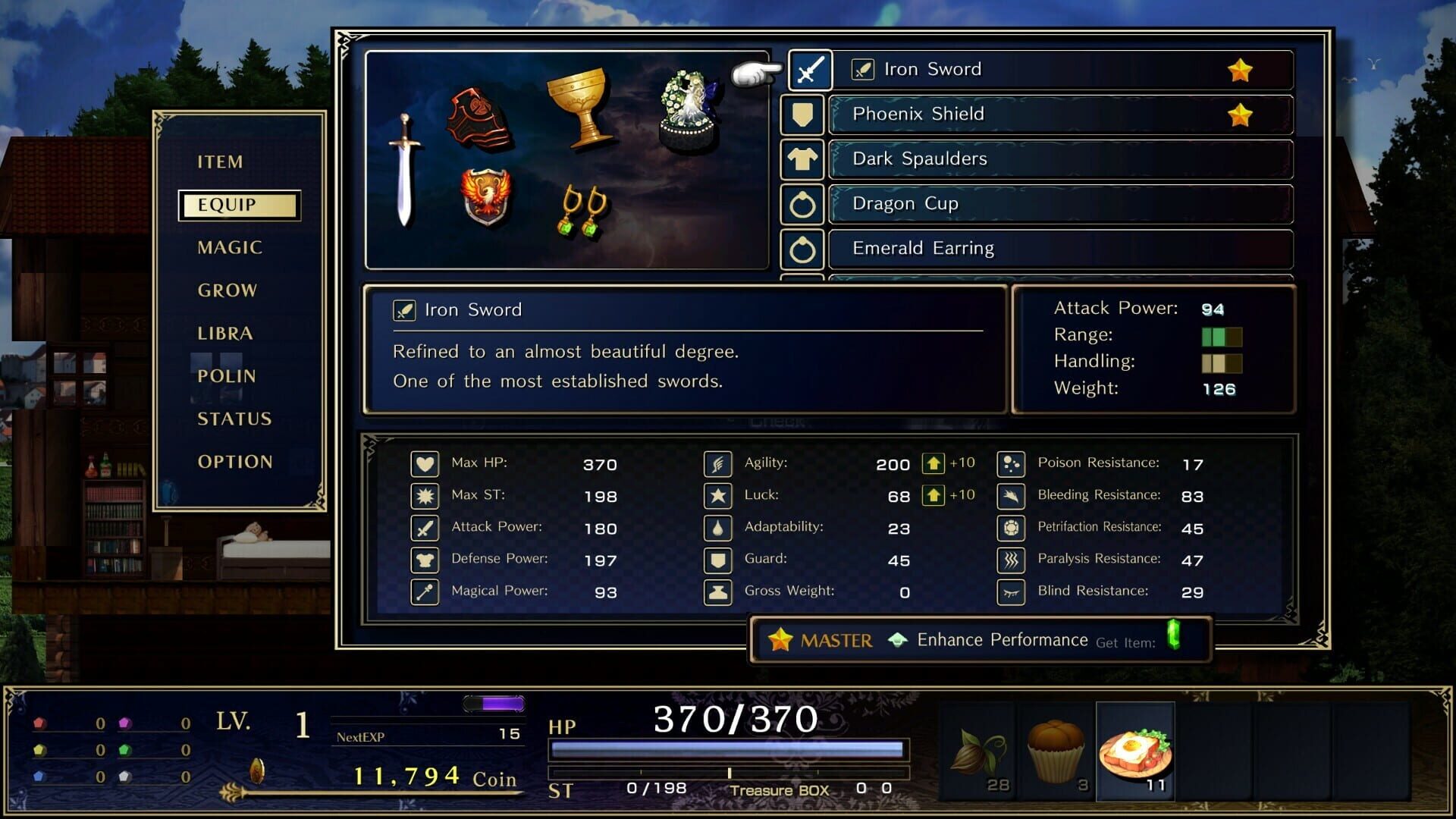 Screenshot for Astlibra Revision Gaiden: The Cave of Phantom Mist