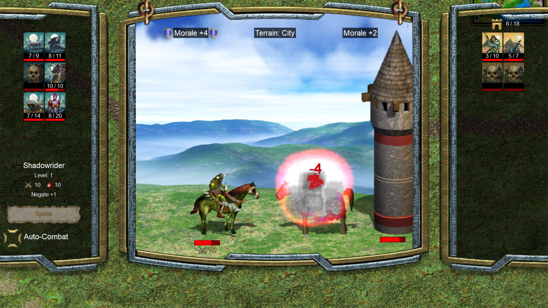 Screenshot for Warlords IV: Heroes of Etheria