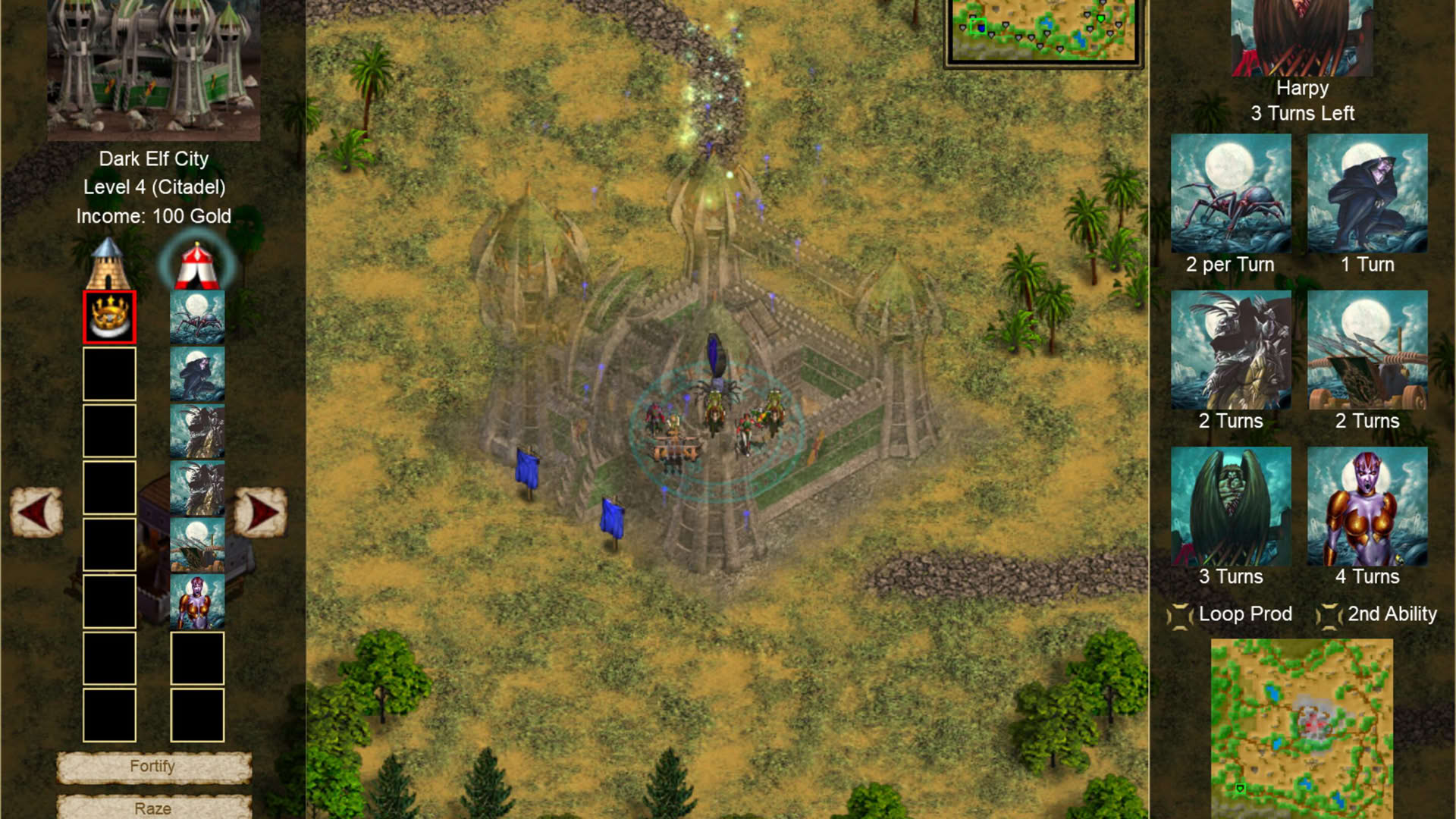 Screenshot for Warlords IV: Heroes of Etheria