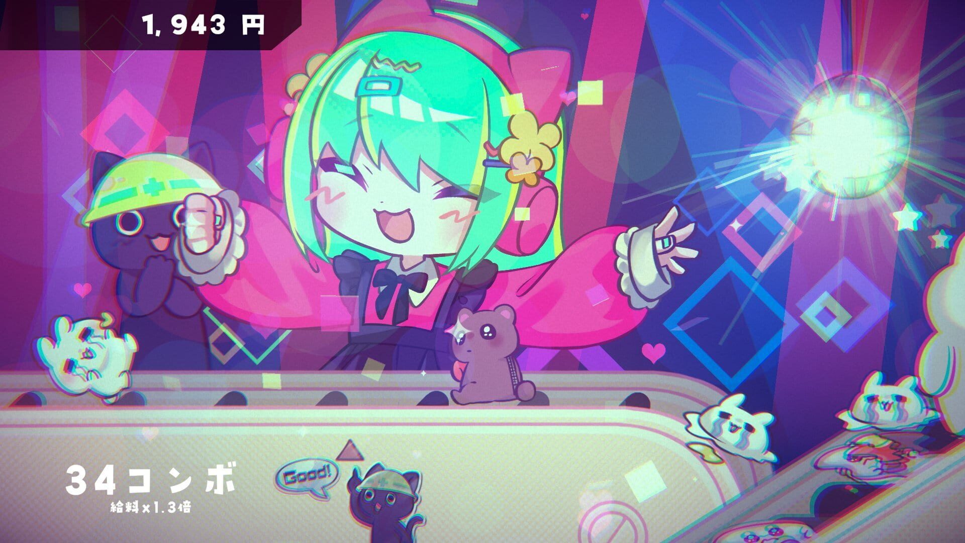 Screenshot for Kimekyawa: Genkai Beat-chan