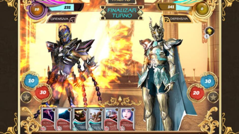 Screenshot for Os Cavaleiros do Zodíaco: A Lenda do Santuário - Cosmo Cards