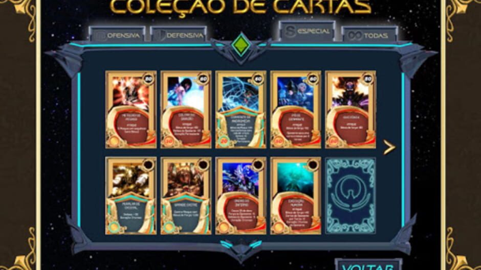 Screenshot for Os Cavaleiros do Zodíaco: A Lenda do Santuário - Cosmo Cards