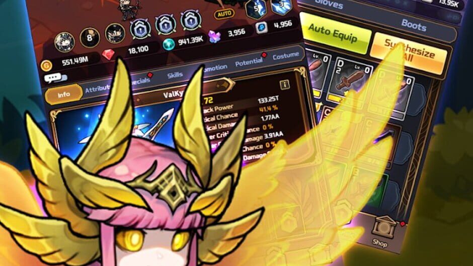 Screenshot for Valkyrie Idle