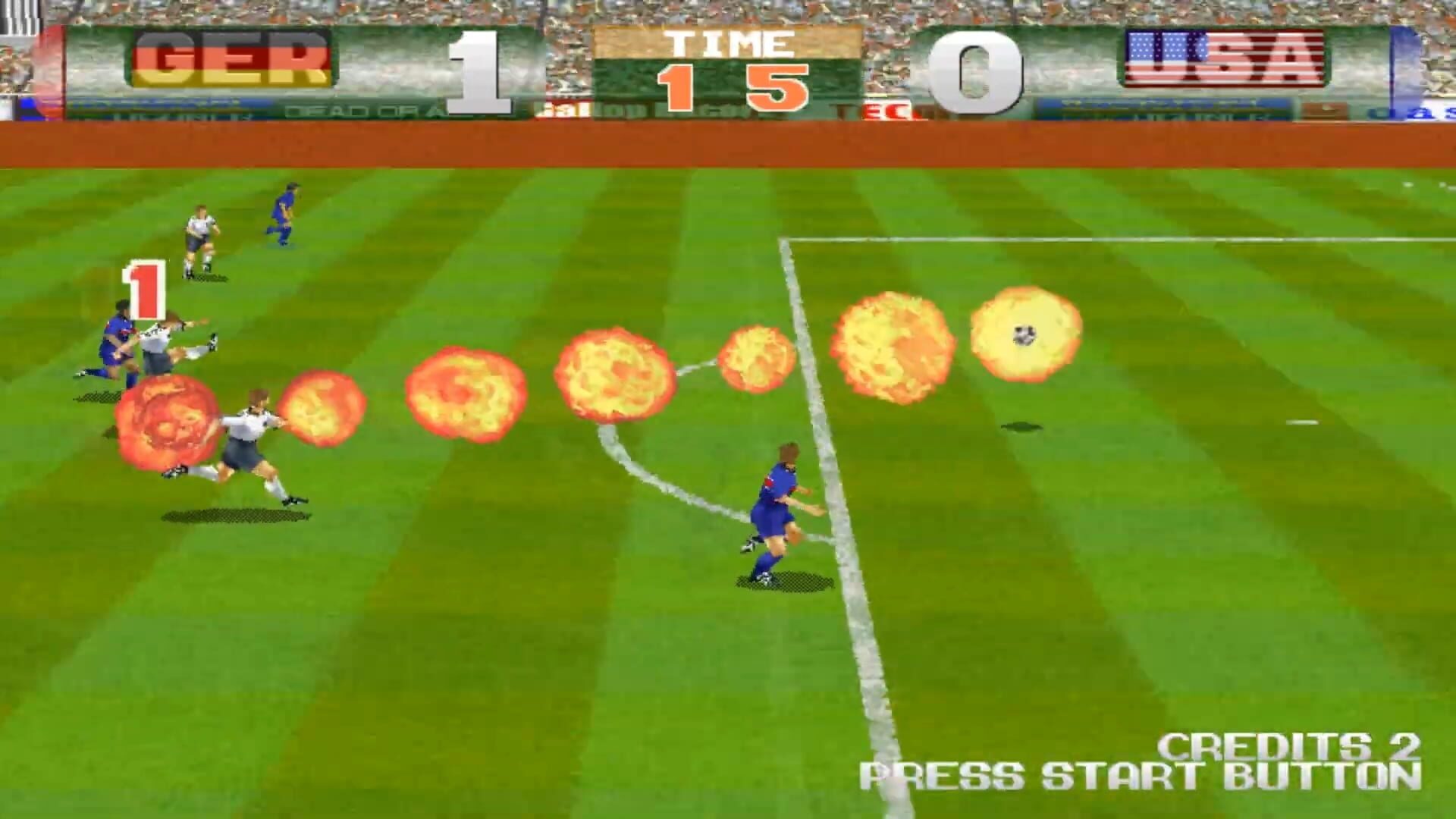 Screenshot for Tecmo World Cup '98