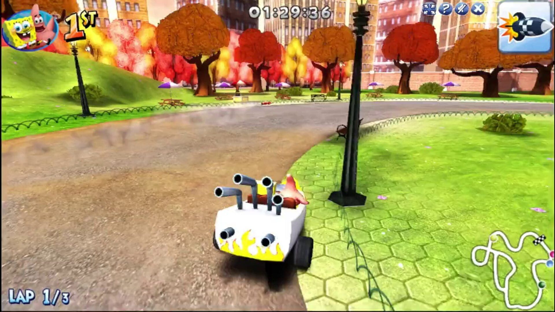Screenshot for Nick Racers Revolution 3D