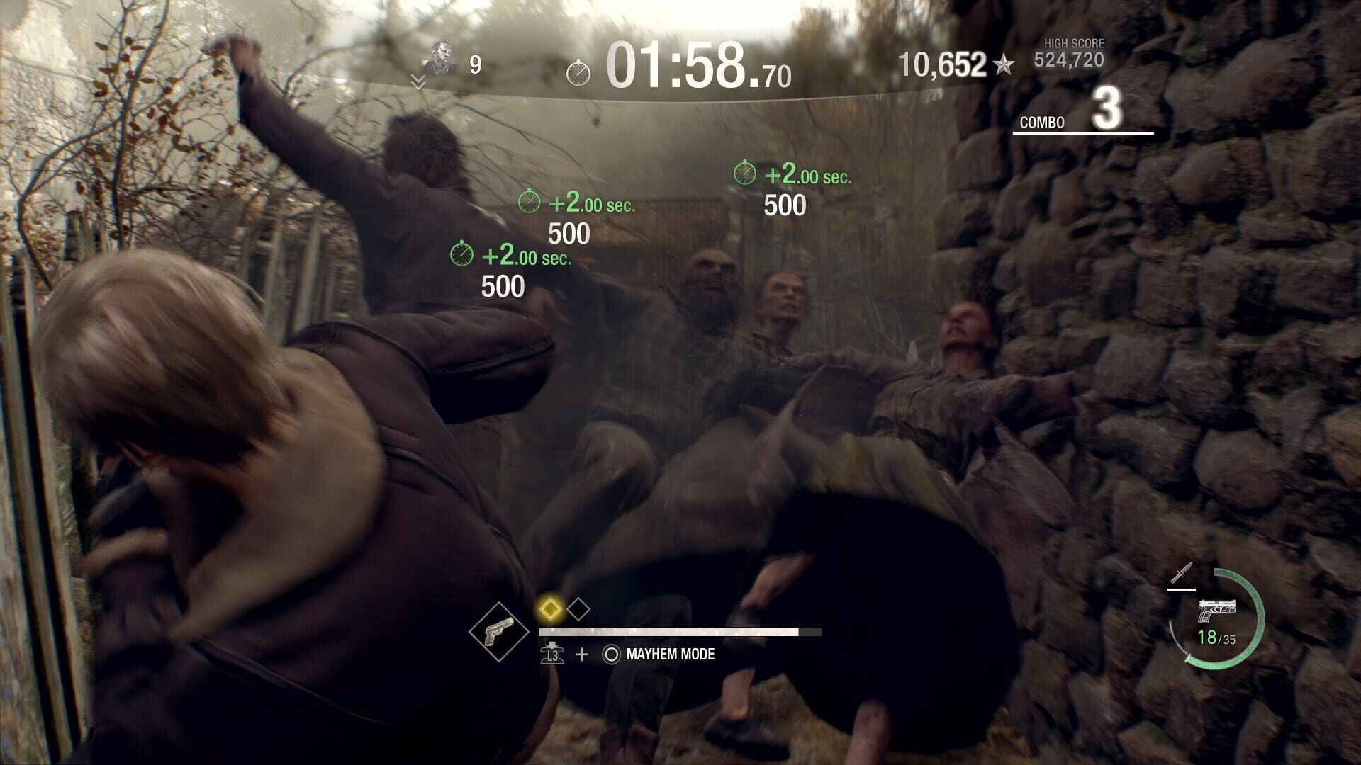 Screenshot for Resident Evil 4: The Mercenaries