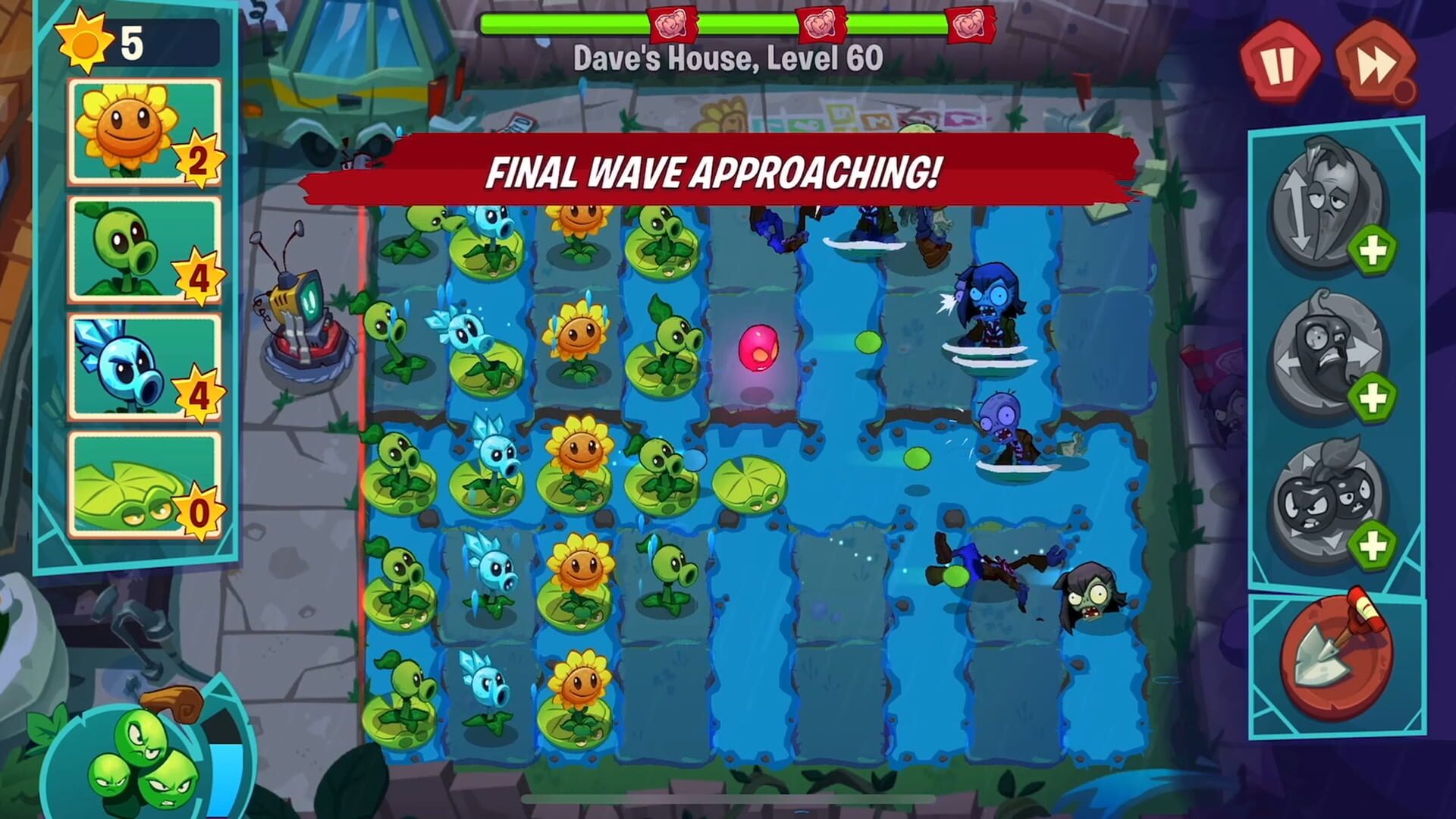 Screenshot for Plants vs. Zombies 3: Welcome to Zomburbia