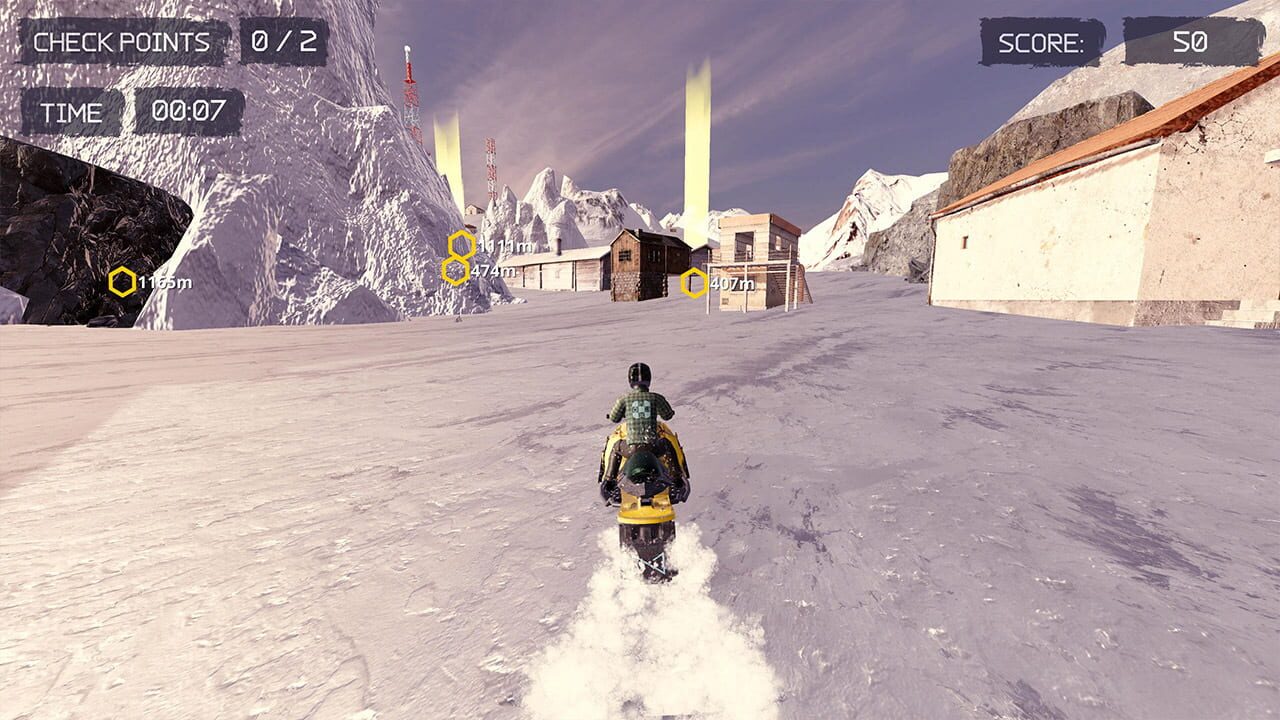 Screenshot for Snow Moto: Racing Adventure