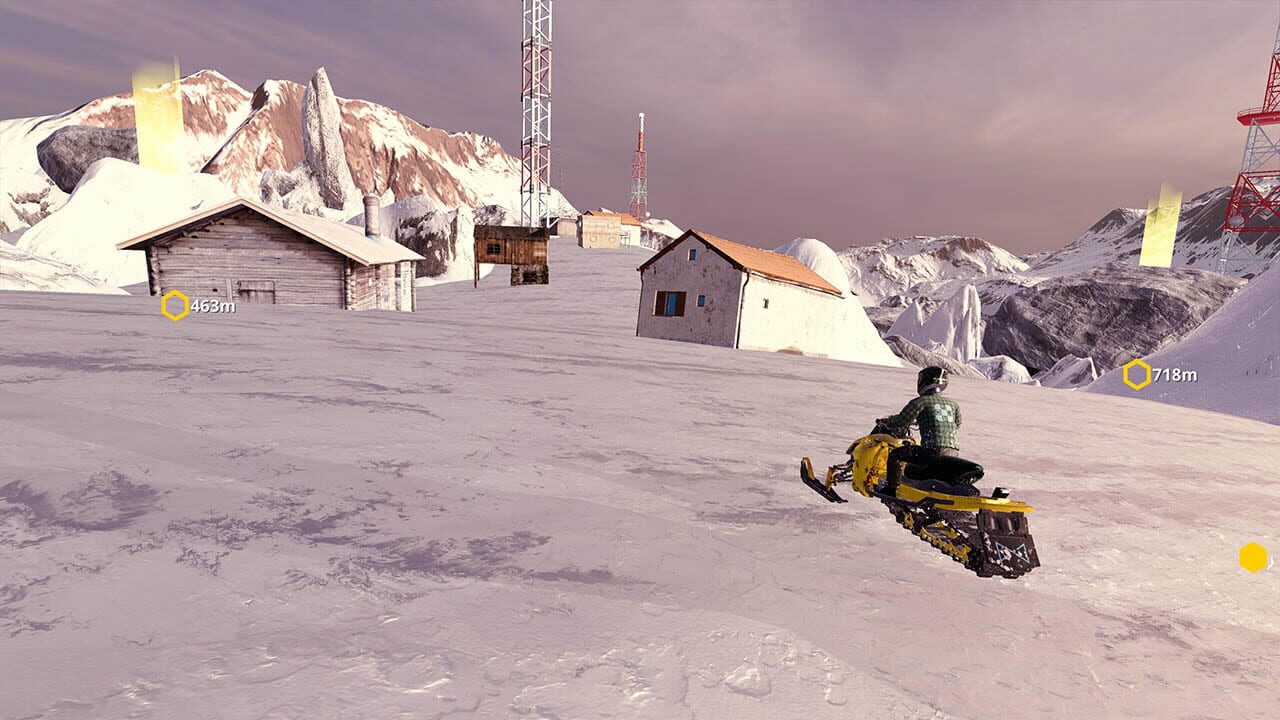Screenshot for Snow Moto: Racing Adventure