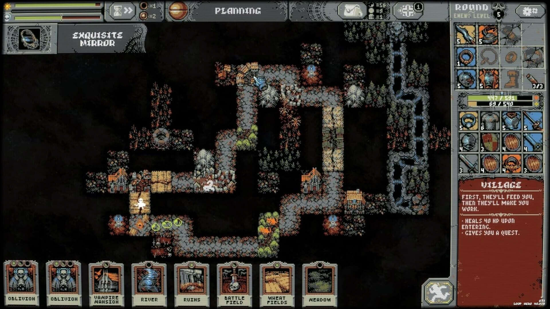Screenshot for Loop Hero