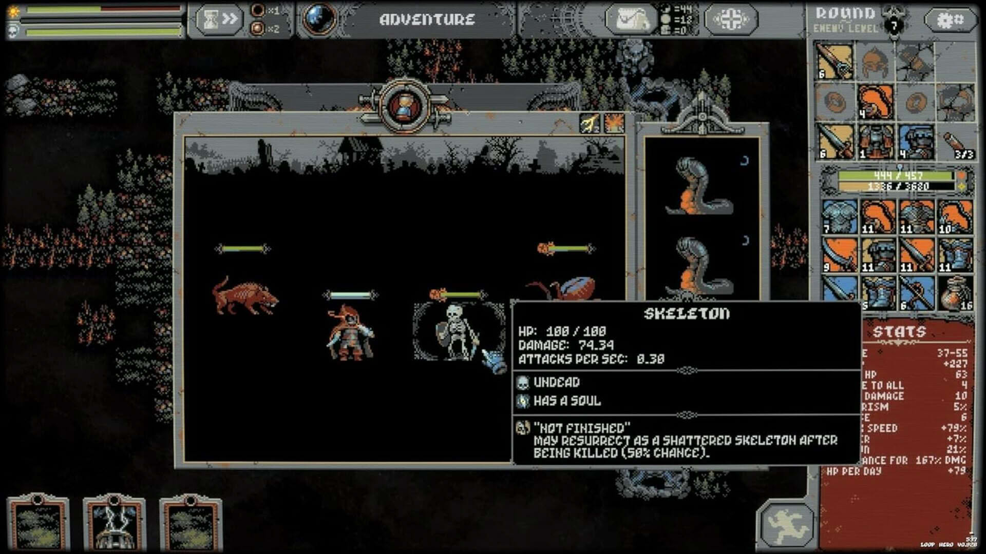 Screenshot for Loop Hero