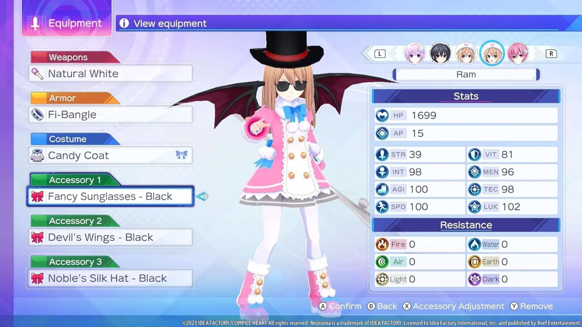Screenshot for Neptunia: Sisters vs. Sisters