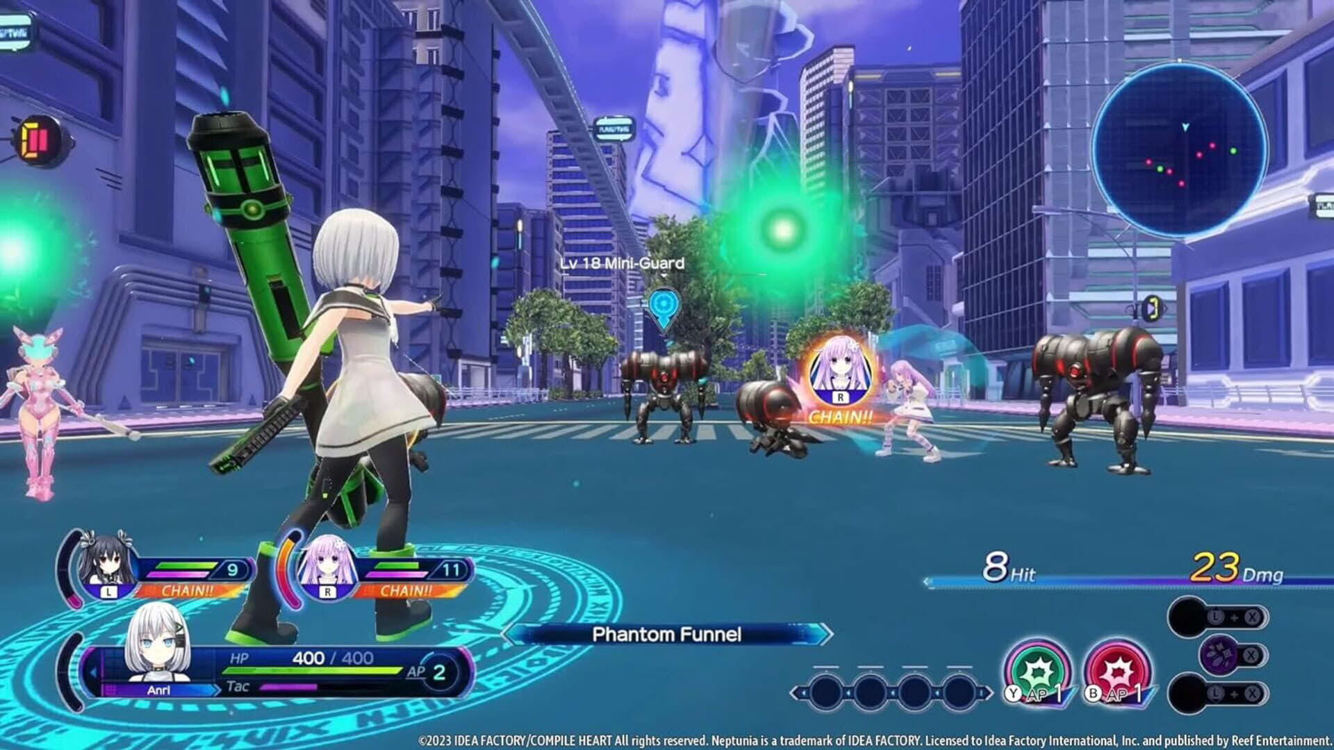 Screenshot for Neptunia: Sisters vs. Sisters