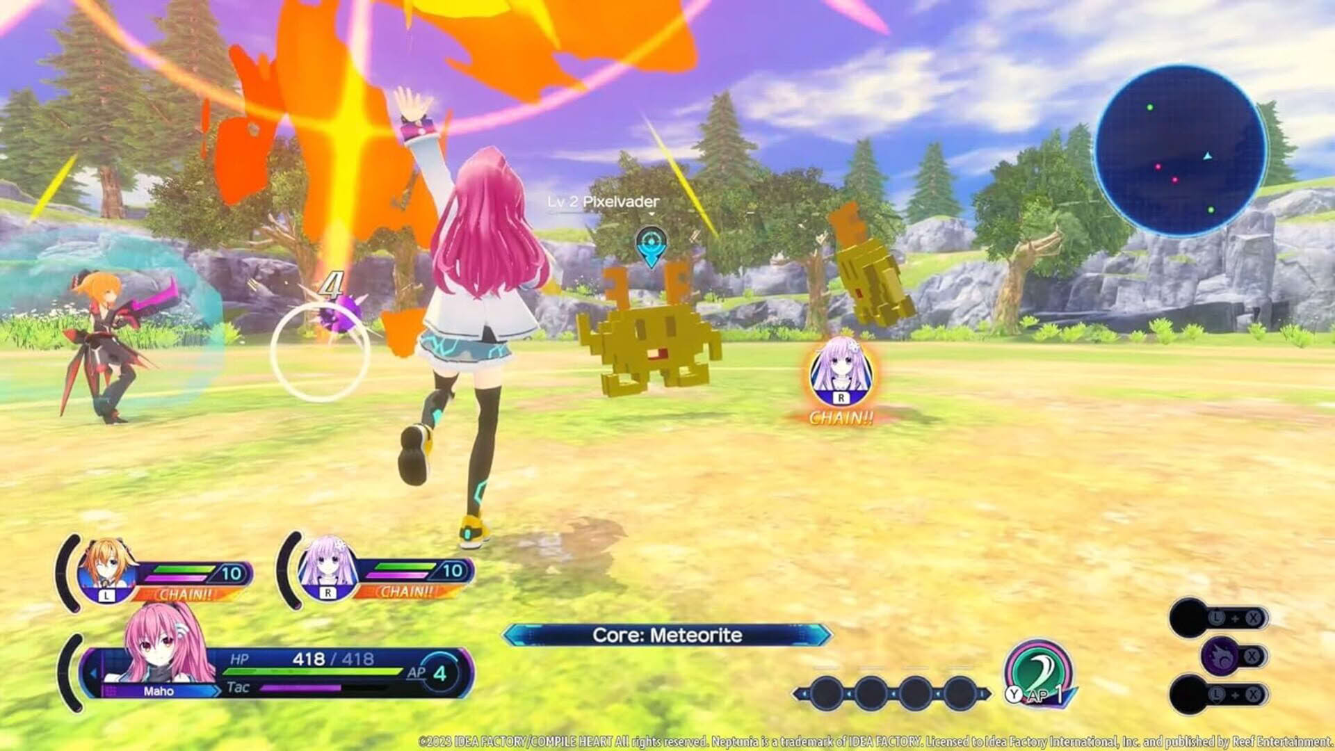 Screenshot for Neptunia: Sisters vs. Sisters