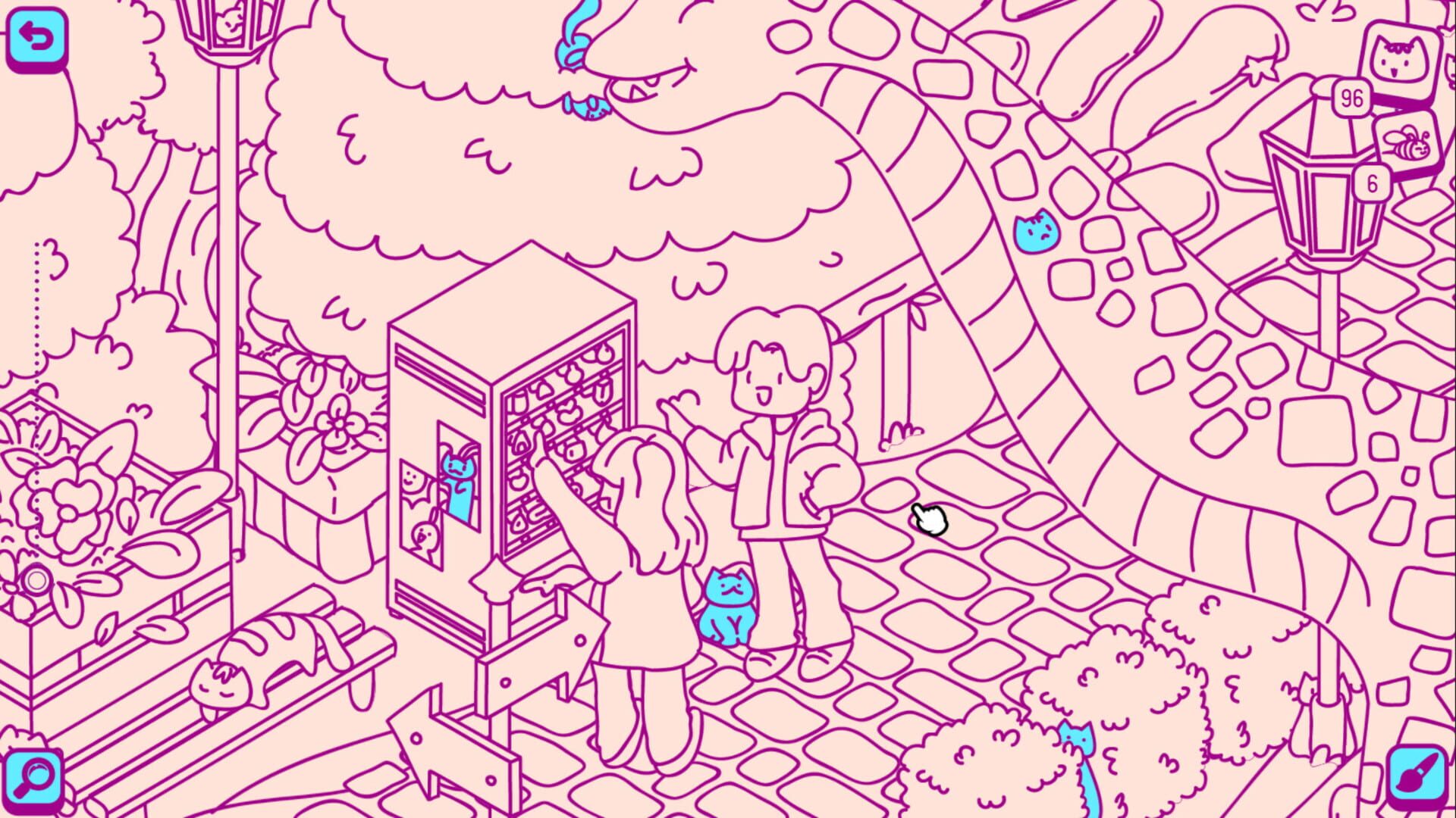 Screenshot for Cats and Seek: Dino Park
