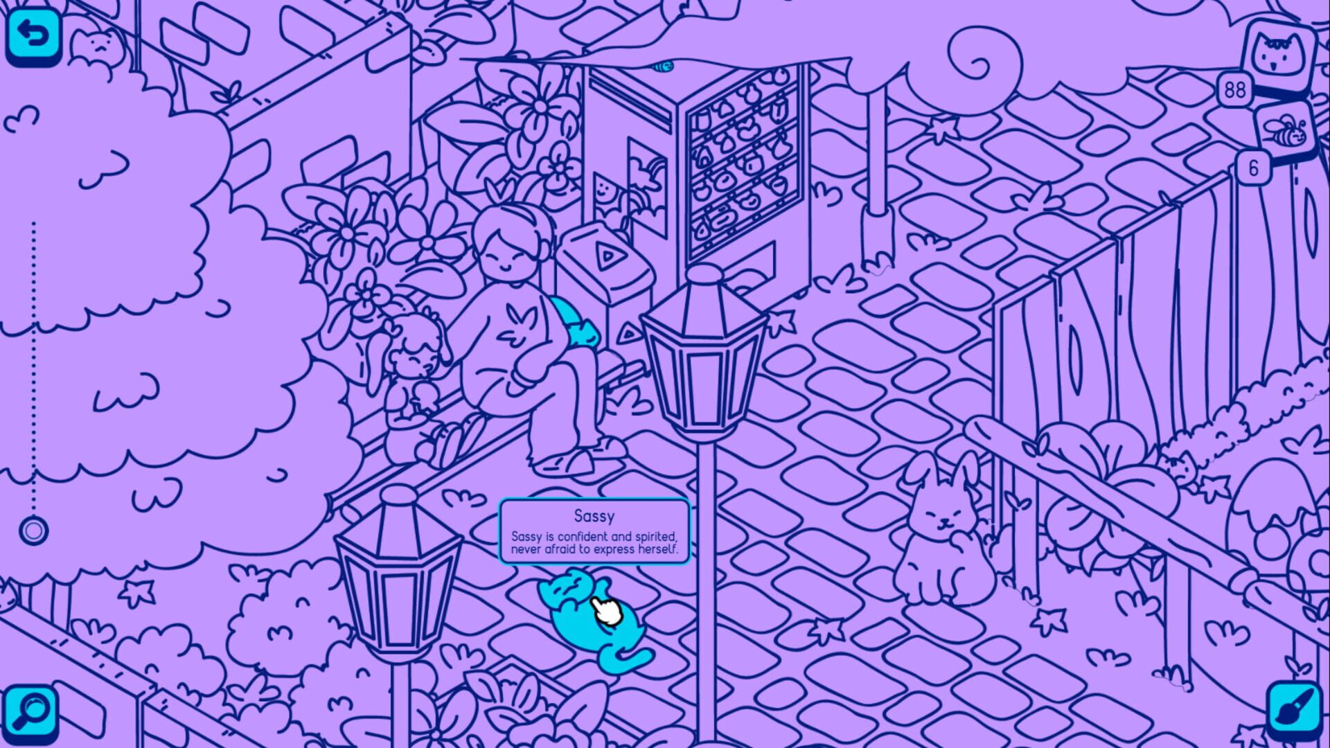 Screenshot for Cats and Seek: Dino Park