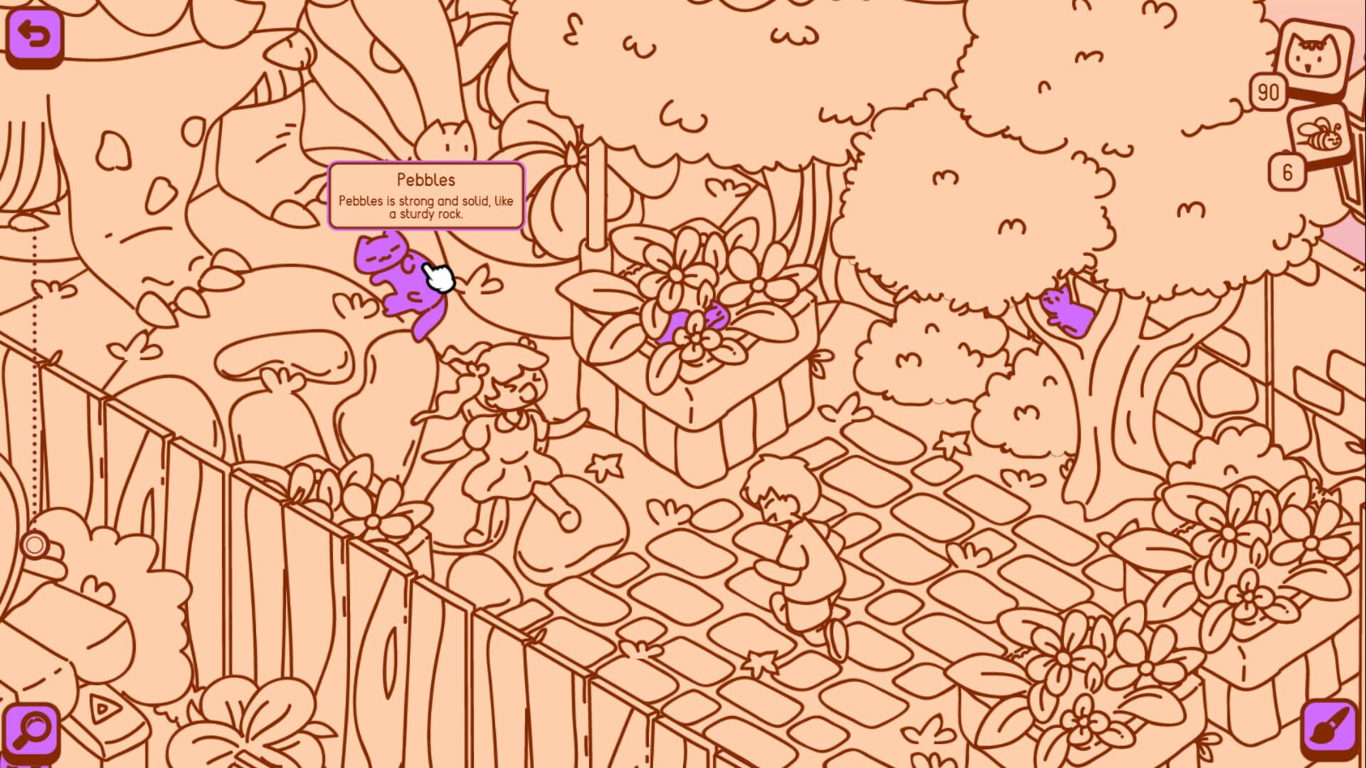 Screenshot for Cats and Seek: Dino Park