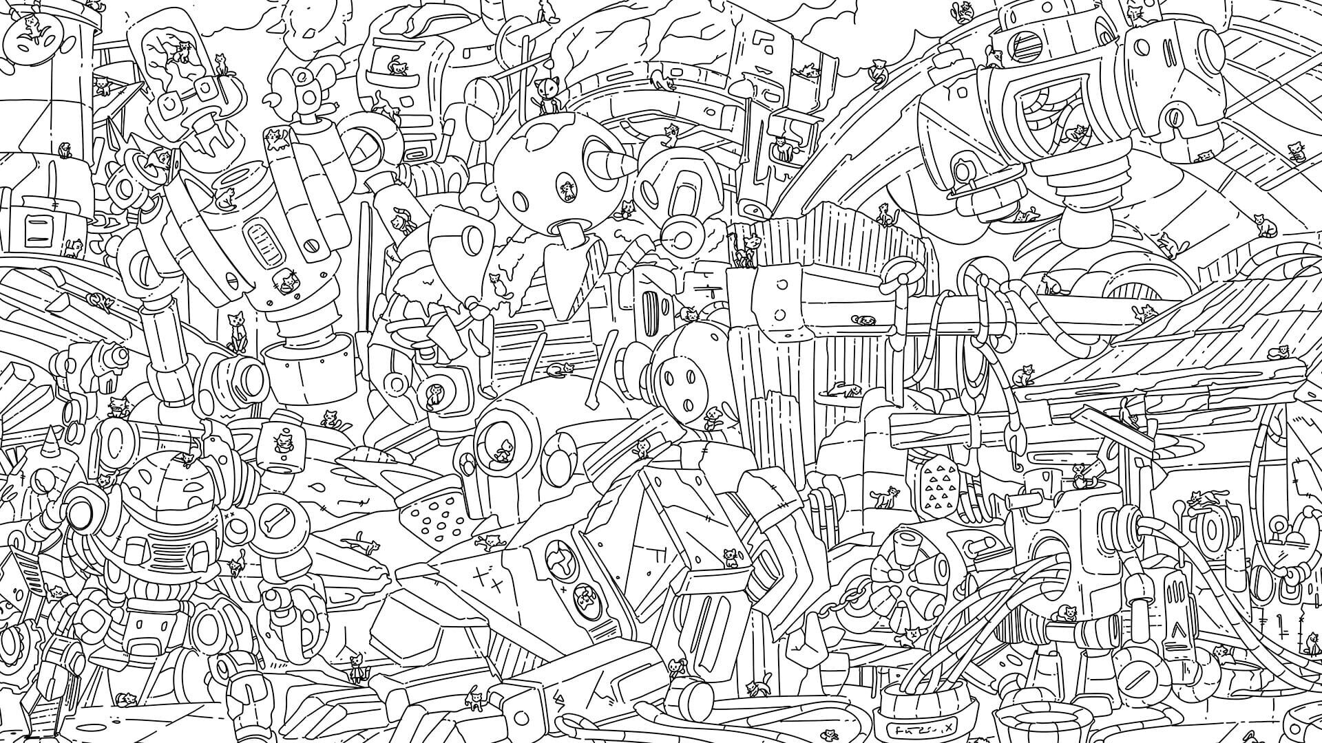 Screenshot for 100 Robo Cats