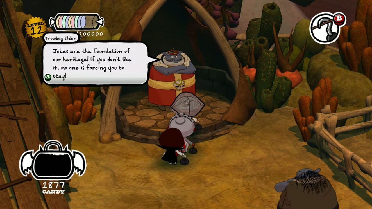 Screenshot for Costume Quest: Grubbins on Ice