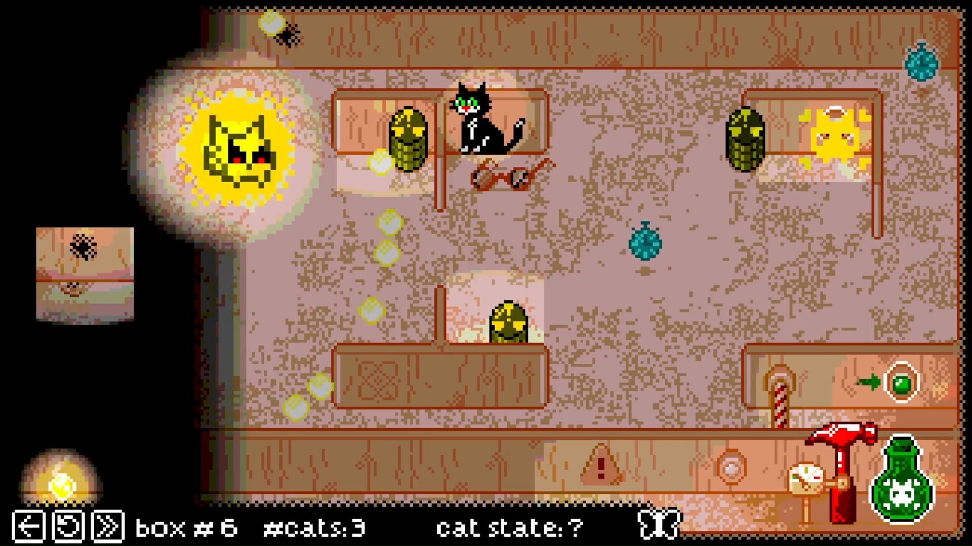 Screenshot for Schrodinger's Cat Experiment
