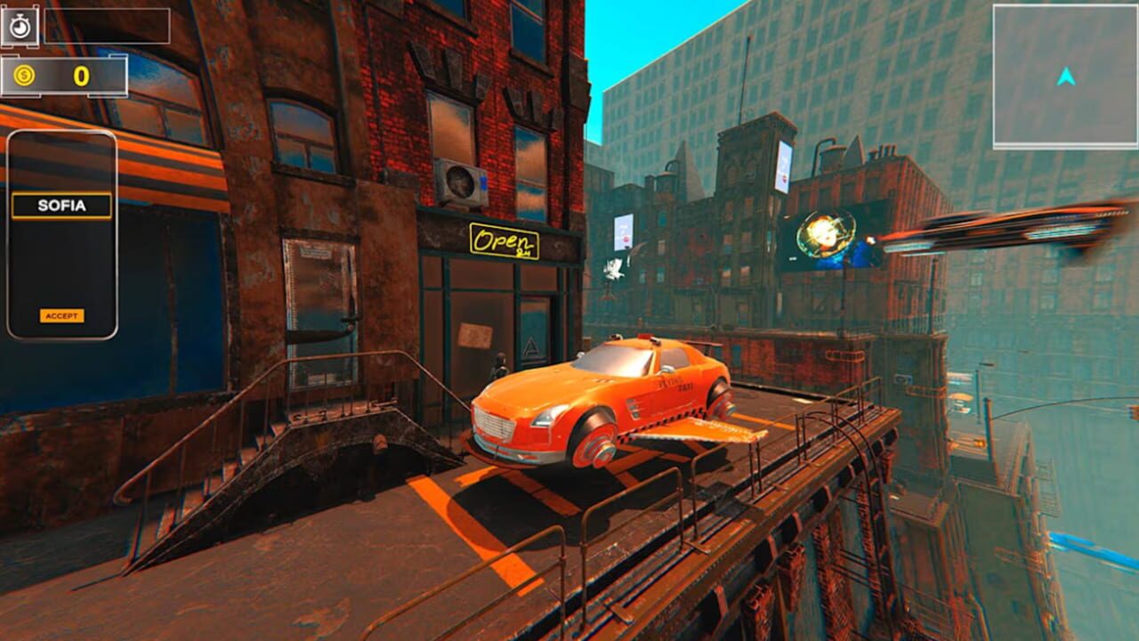 Screenshot for Cyber Taxi Simulator