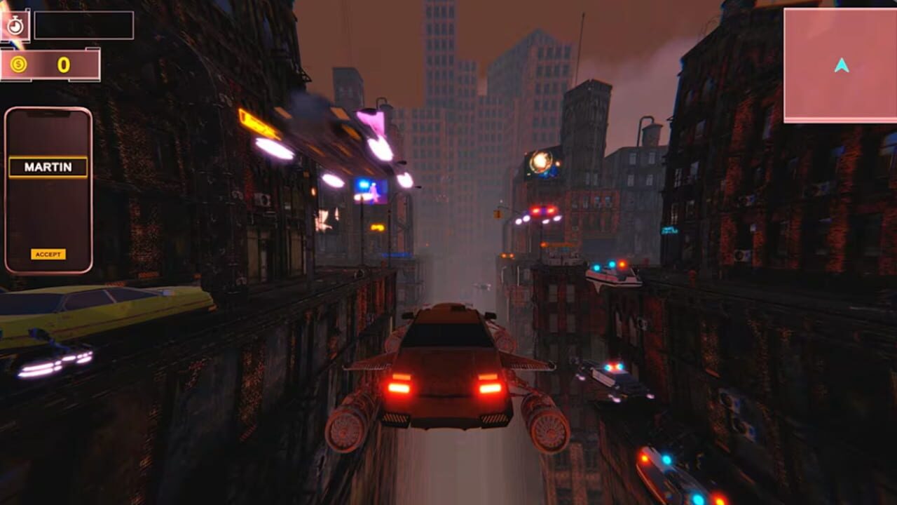 Screenshot for Cyber Taxi Simulator