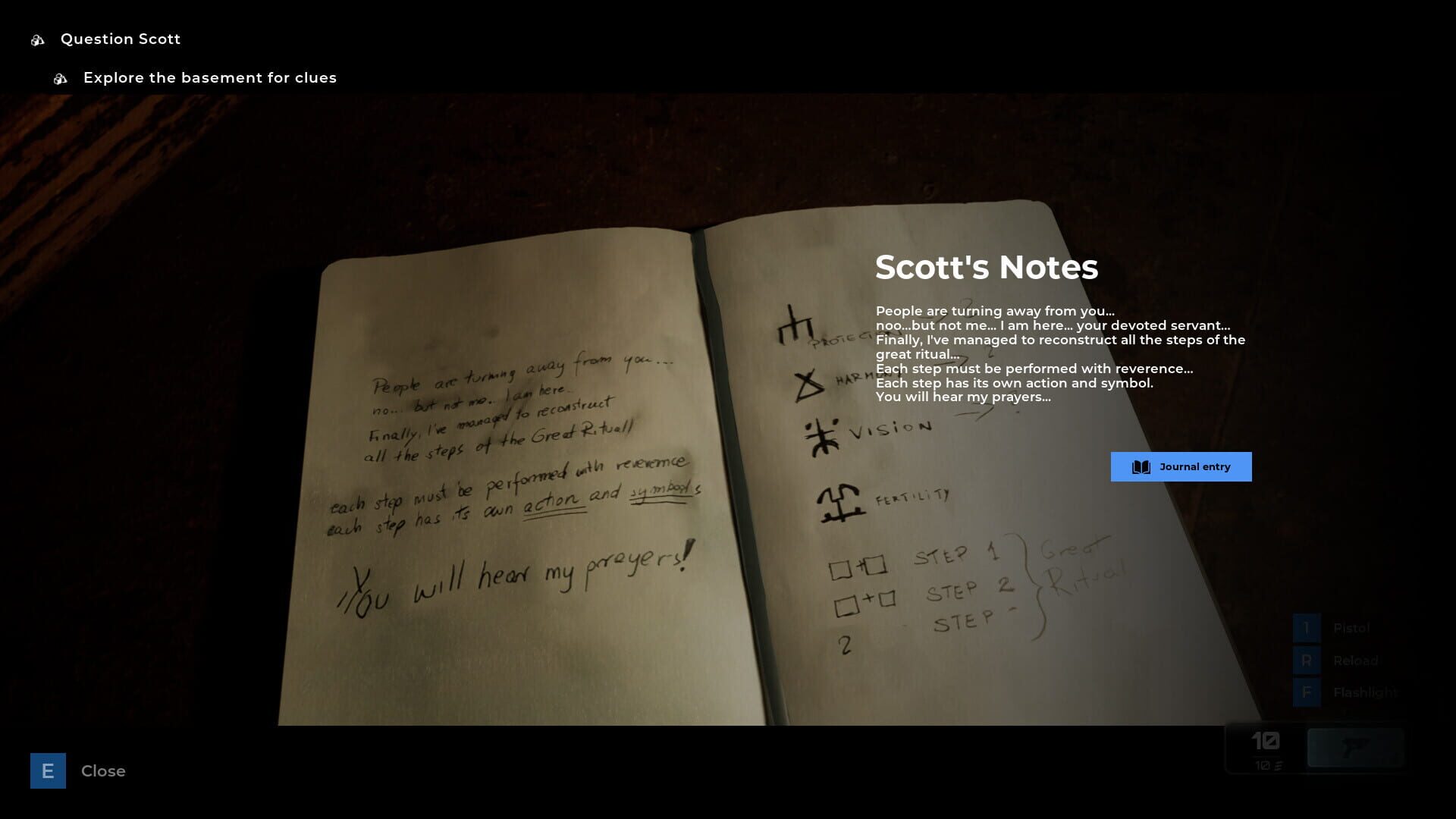 Screenshot for Detective: Ritual of the Sea