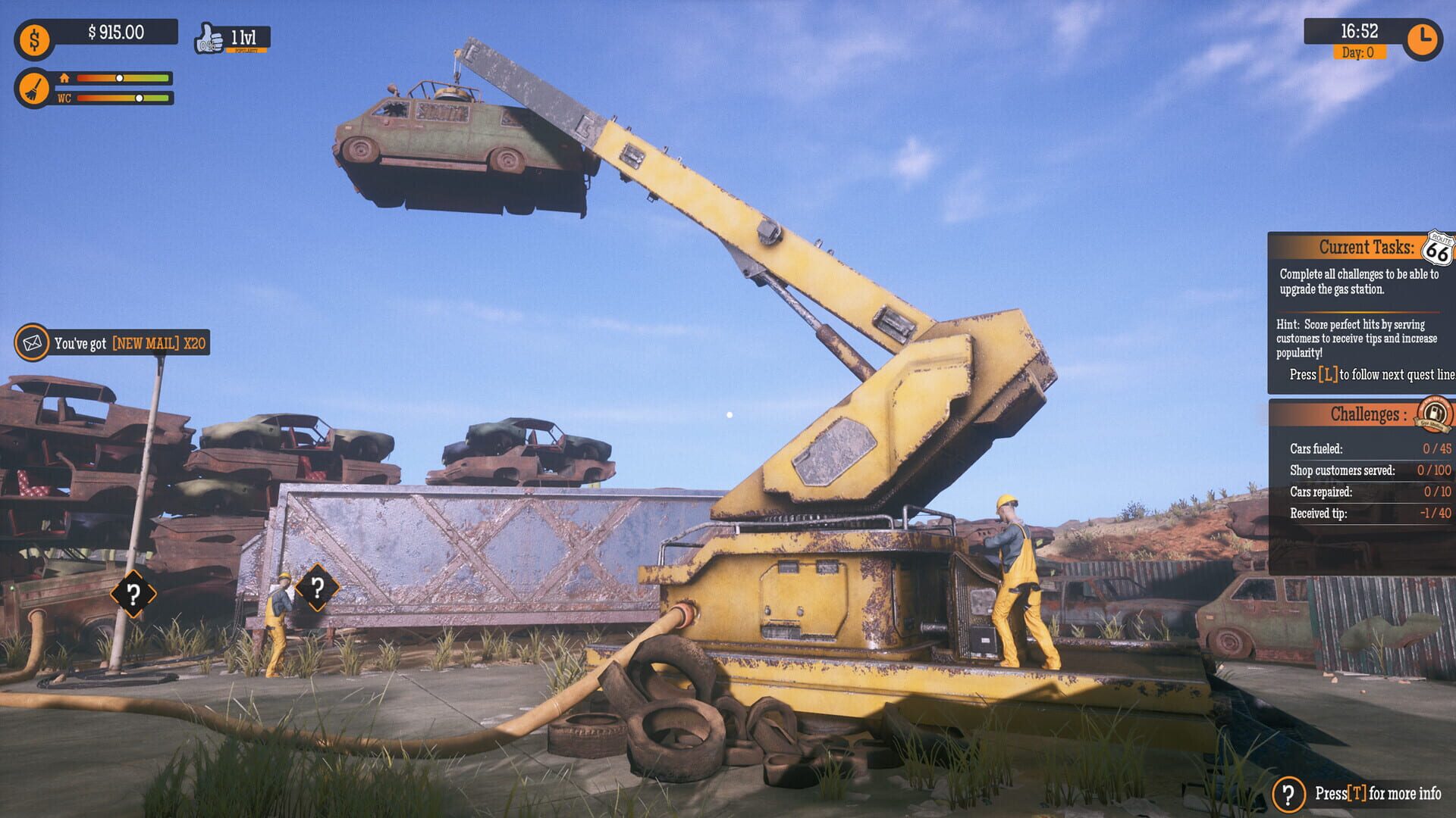 Screenshot for Gas Station Simulator: Car Junkyard