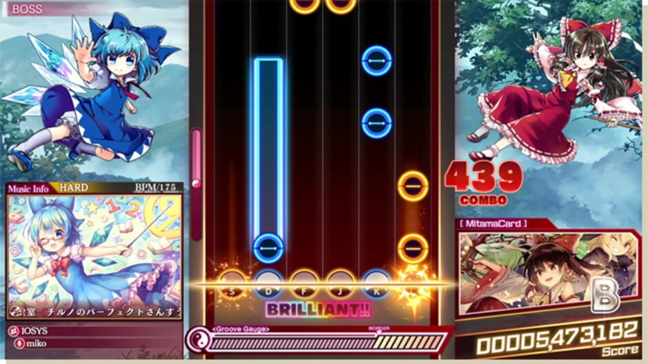 Screenshot for Touhou Danmaku Kagura: Phantasia Lost