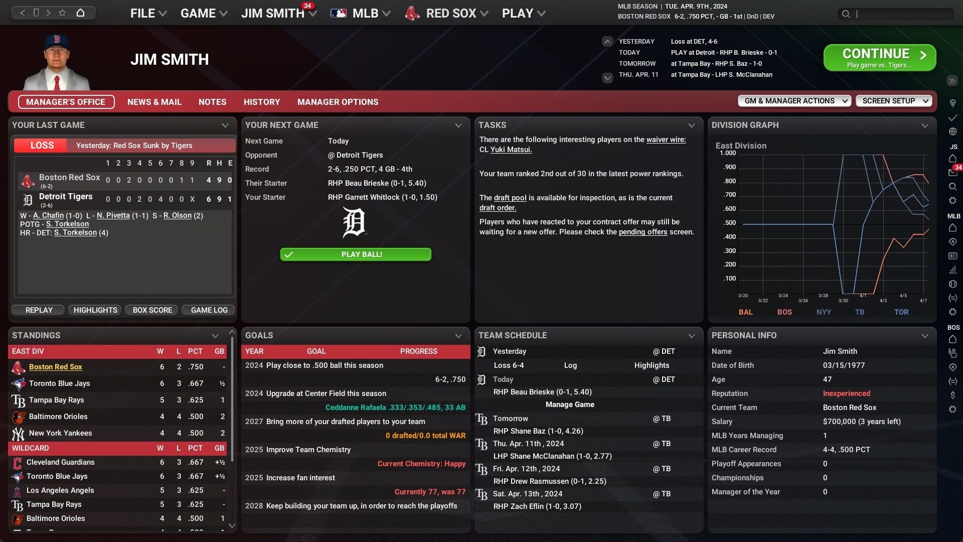 Screenshot for Out of the Park Baseball 25