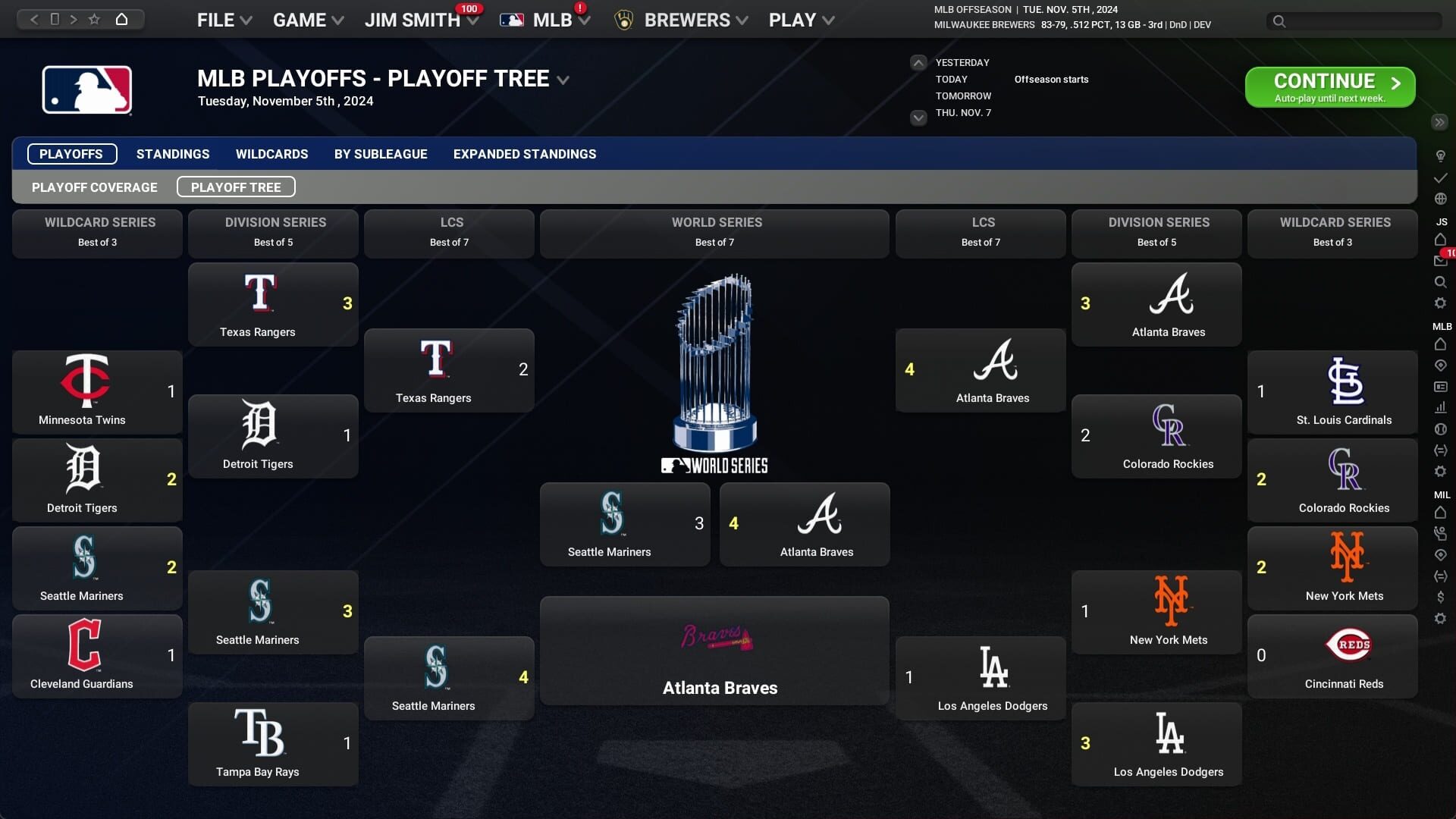 Screenshot for Out of the Park Baseball 25