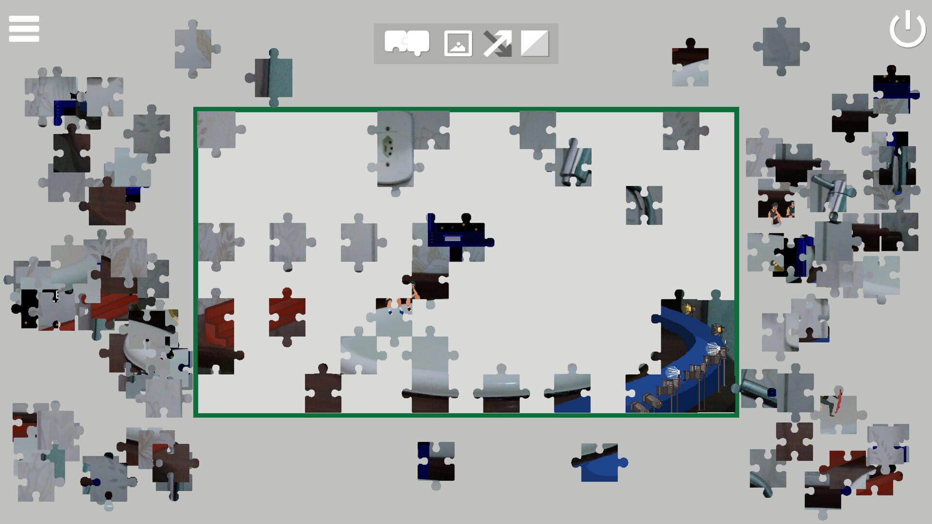 Screenshot for Invisible Places: Pixel Art Jigsaw Puzzle