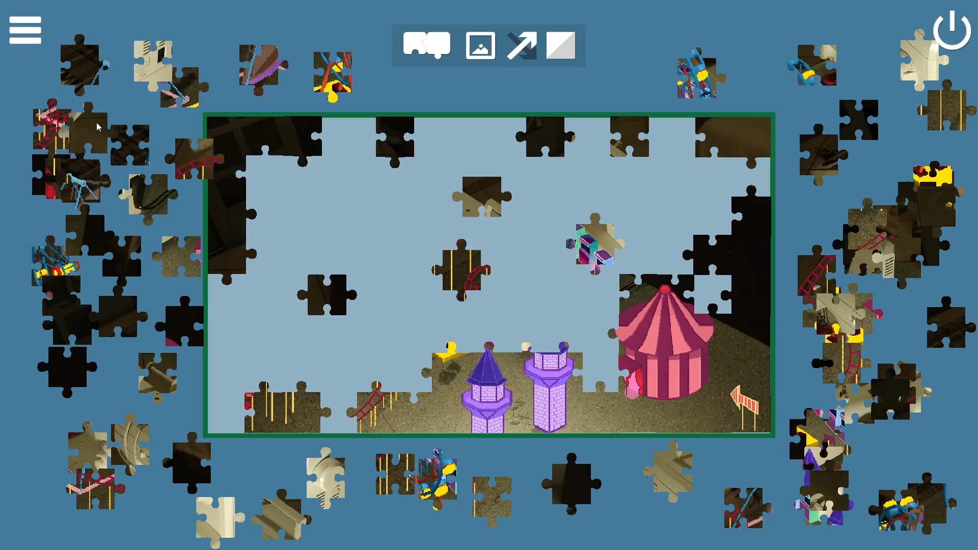 Screenshot for Invisible Places: Pixel Art Jigsaw Puzzle