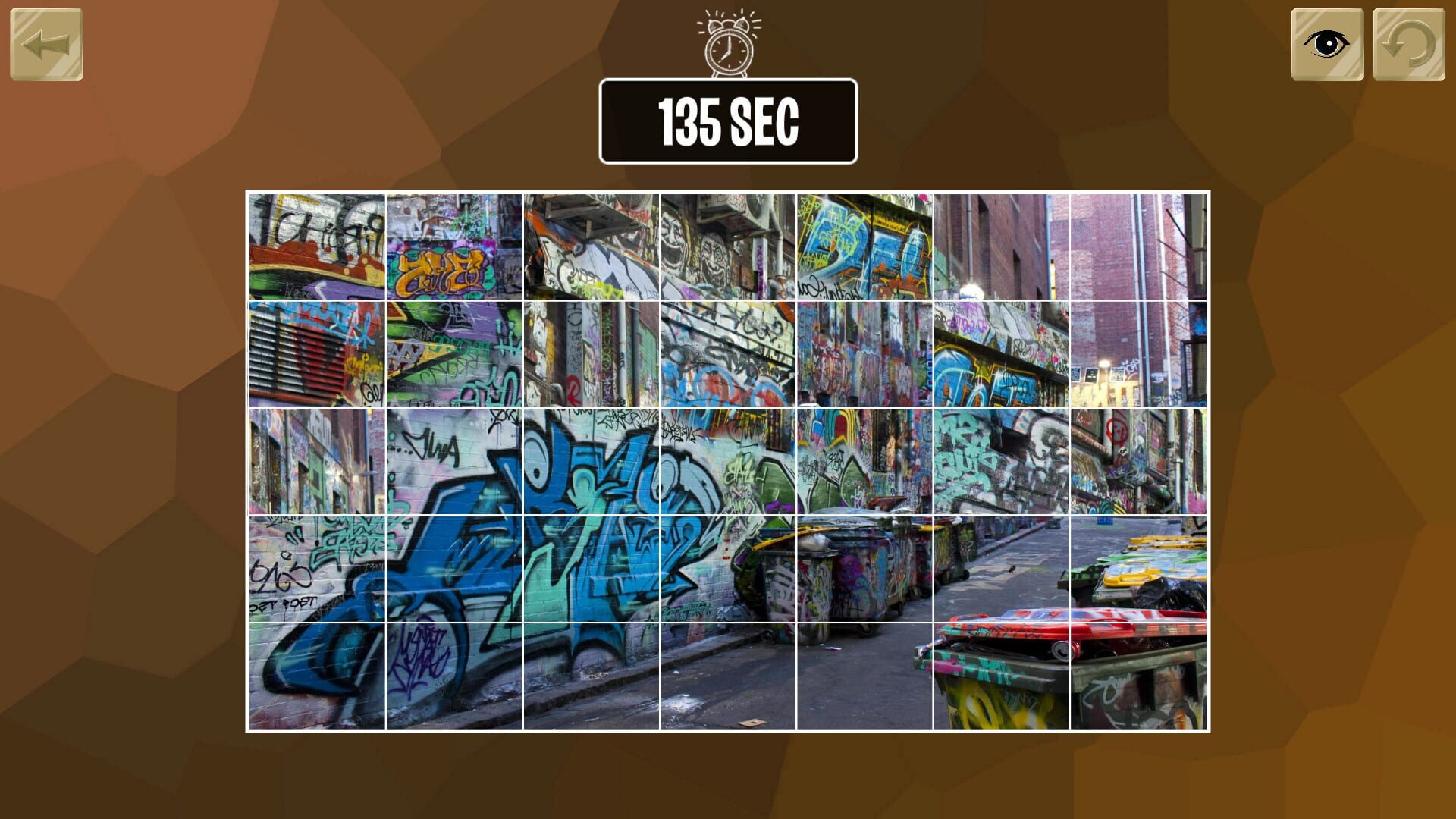 Screenshot for Easy puzzle: Streets