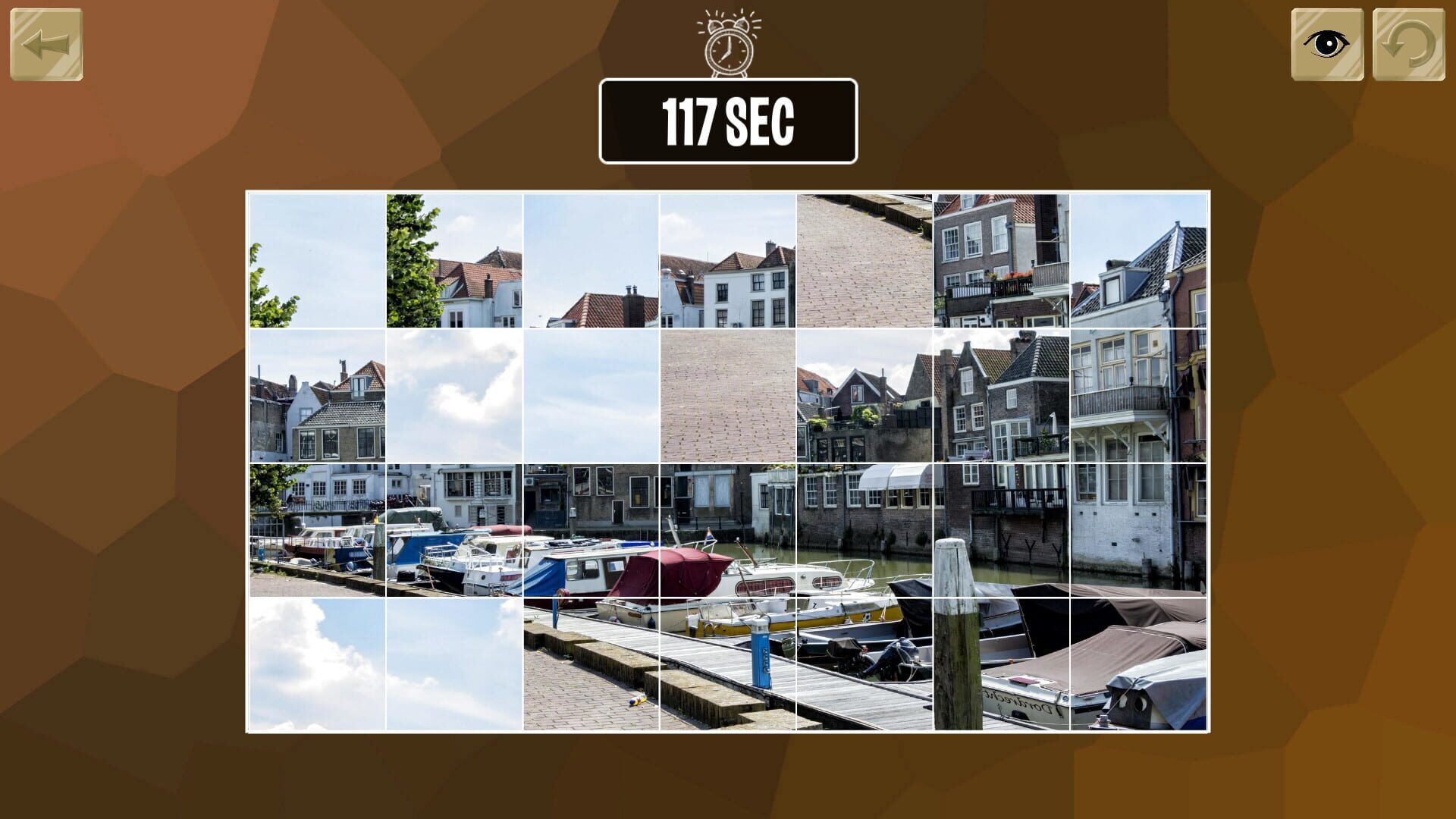 Screenshot for Easy puzzle: Streets