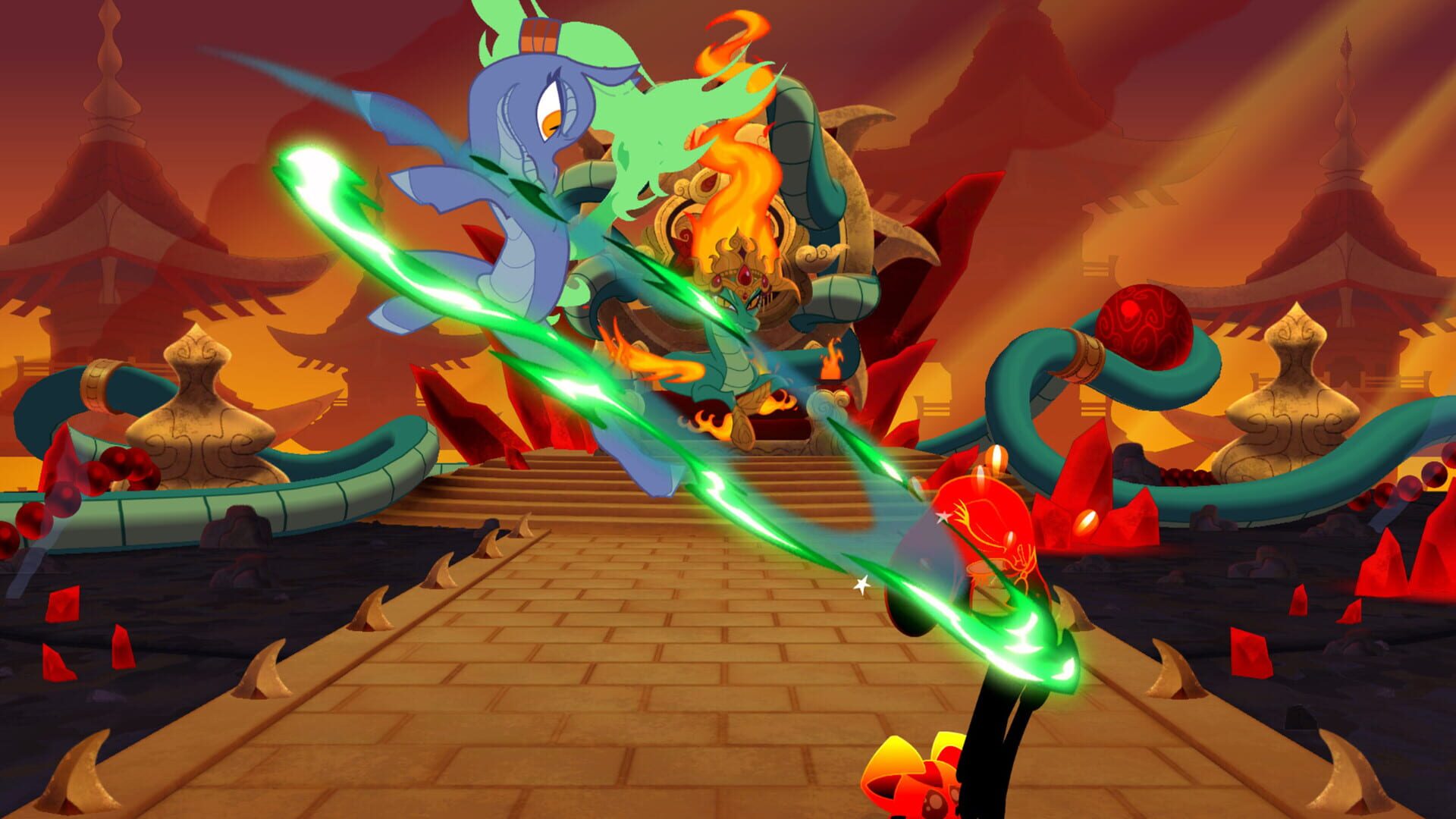 Screenshot for Them's Fightin' Herds: Baihe