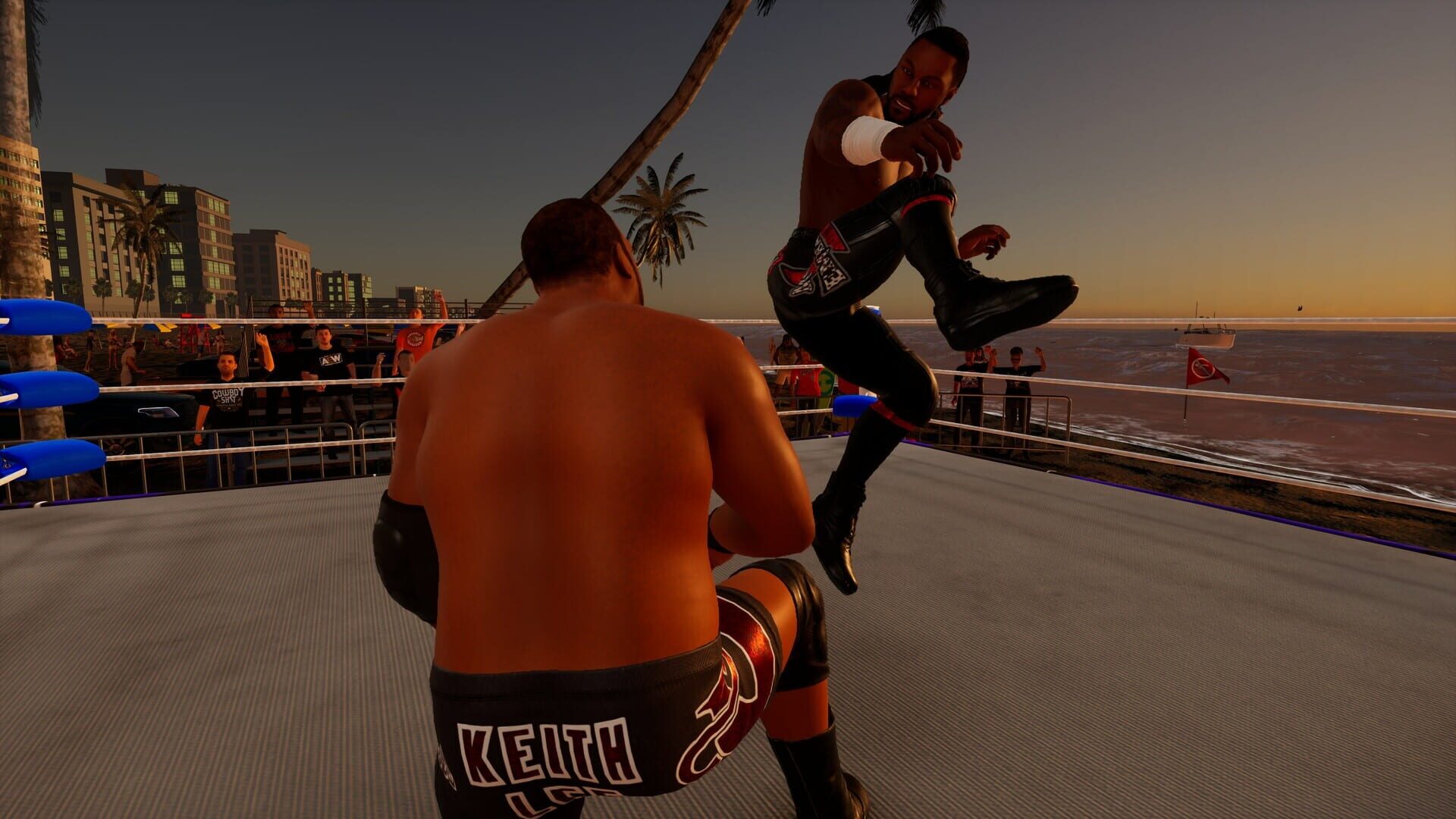 Screenshot for All Elite Wrestling: Fight Forever - Swerve to the Beach