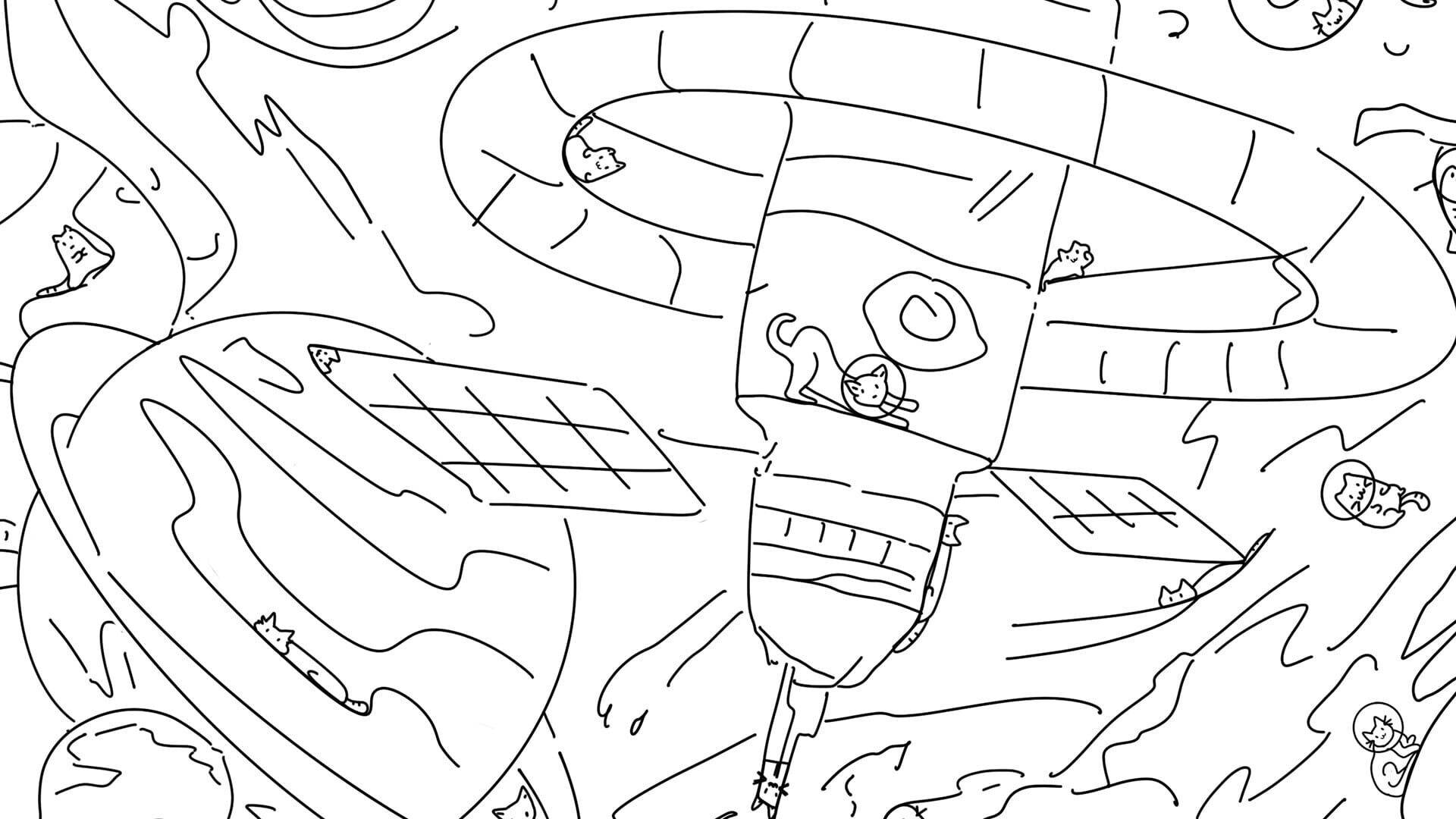 Screenshot for 100 Space Cats