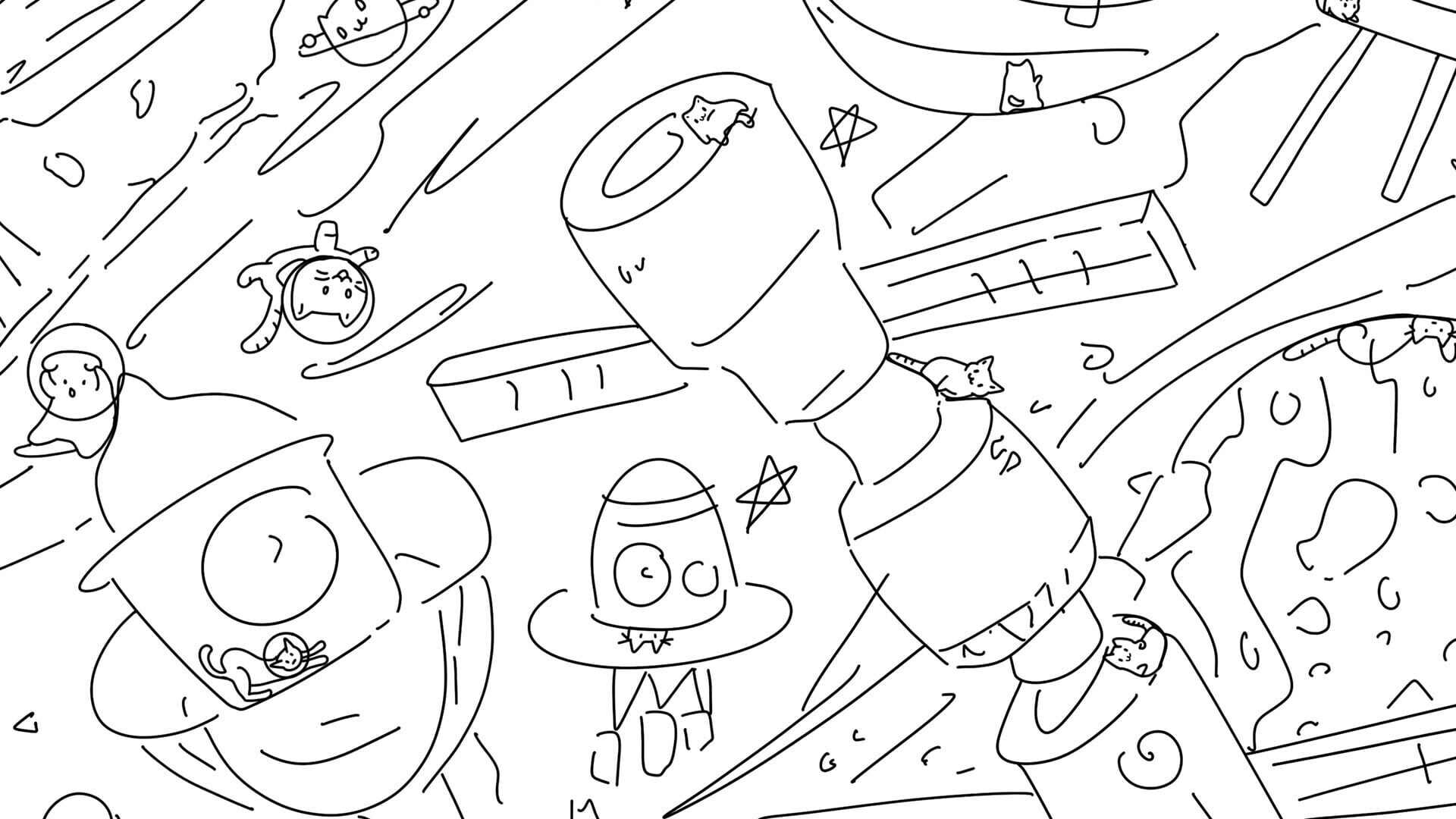 Screenshot for 100 Space Cats
